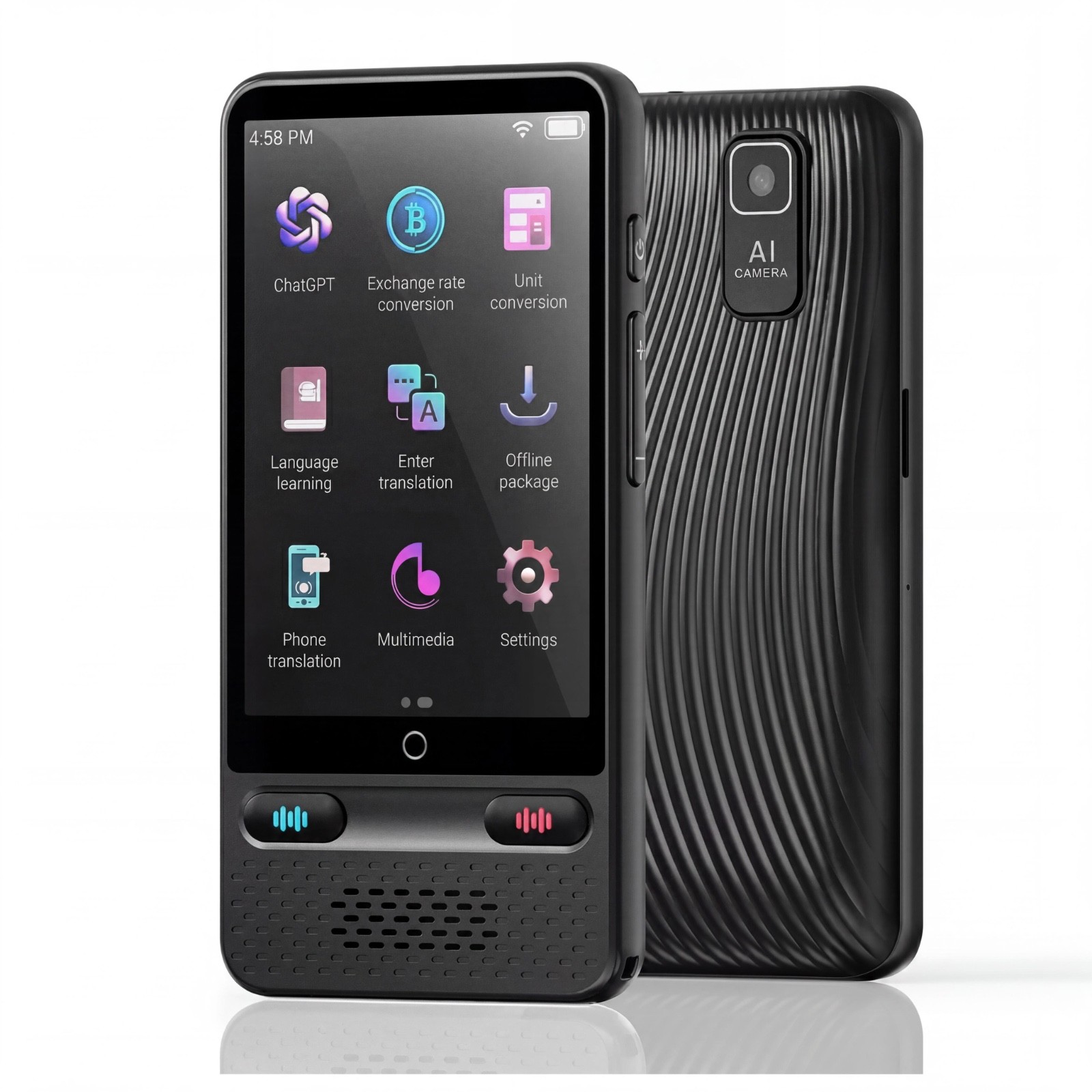 2024 AI Language Translator Device 138 Languages Two-Way Voice Offline Portable