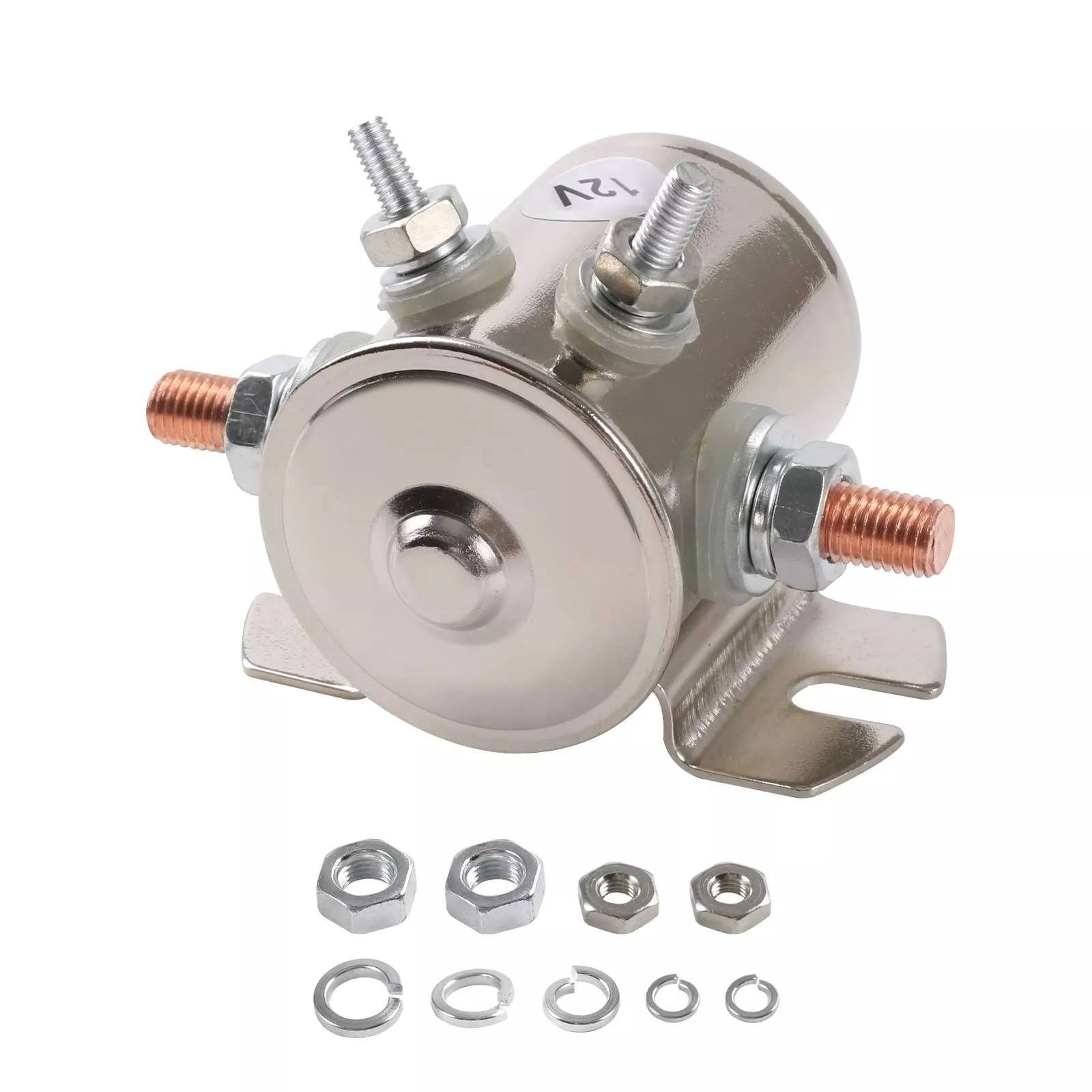 12 Volt 300A Solenoid Relay 4-Terminal Heavy Duty For Golf Cart Winch
