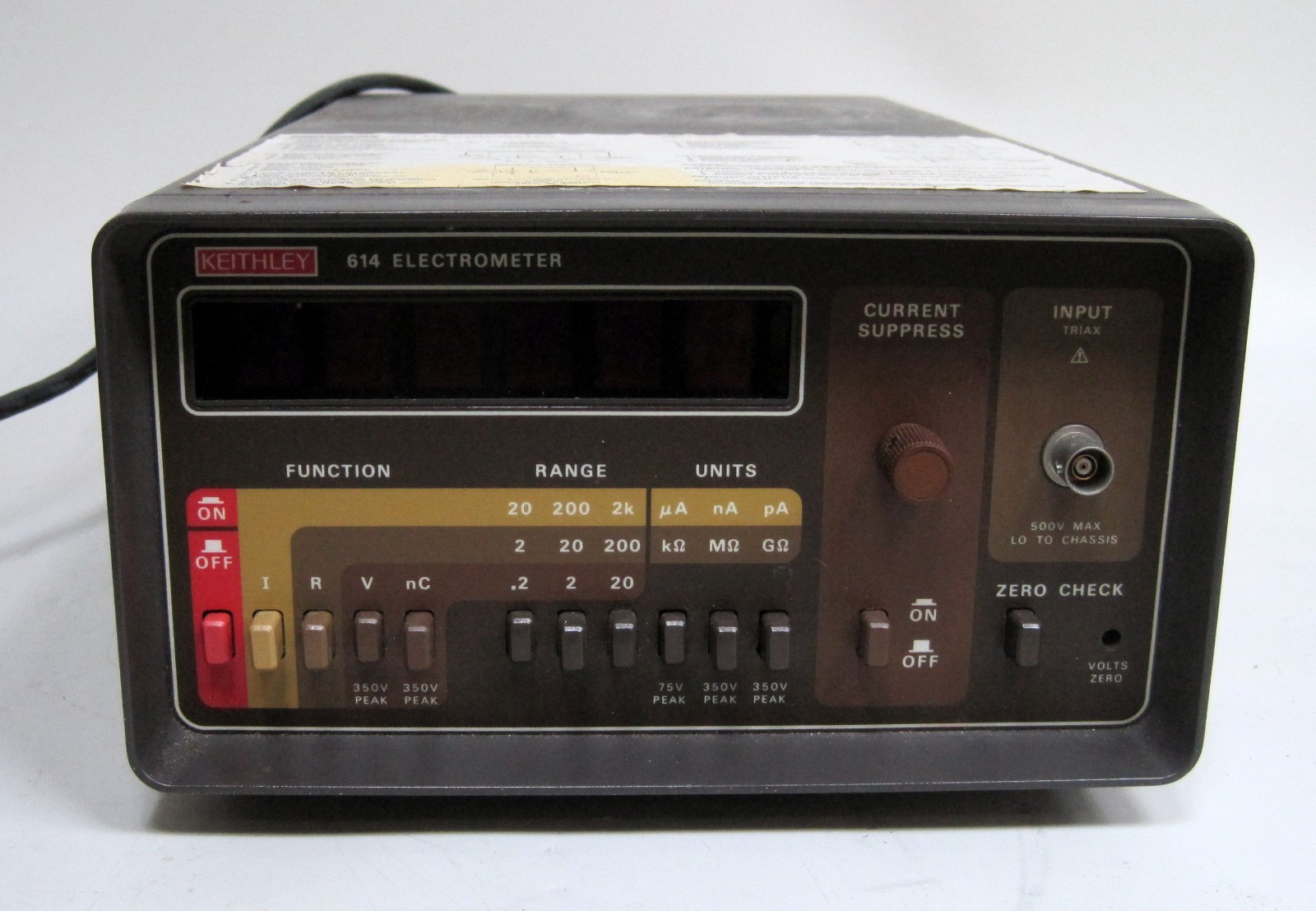 KEITHLEY 614 PROGRAMMABLE ELECTROMETER