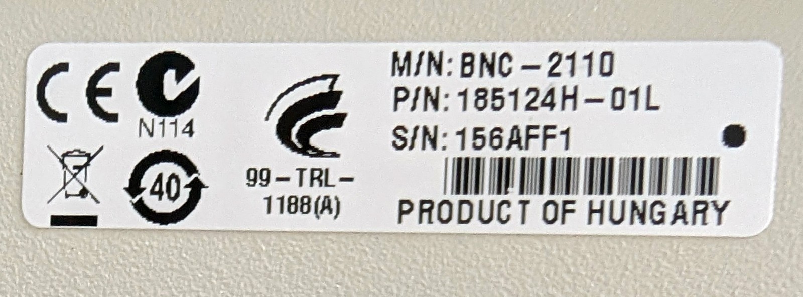NI National Instruments BNC-2110 Terminal Block