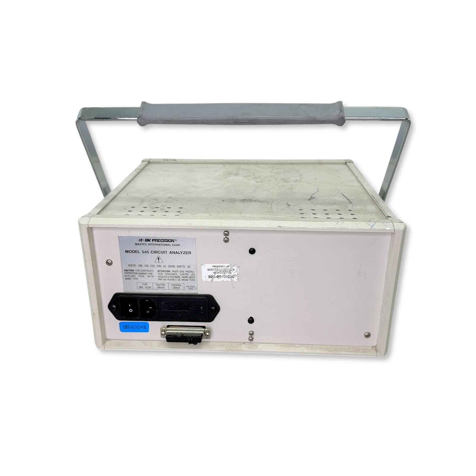 B&K Precision Model 545 Circuit Analyzer Component Tester – Lab Equipment