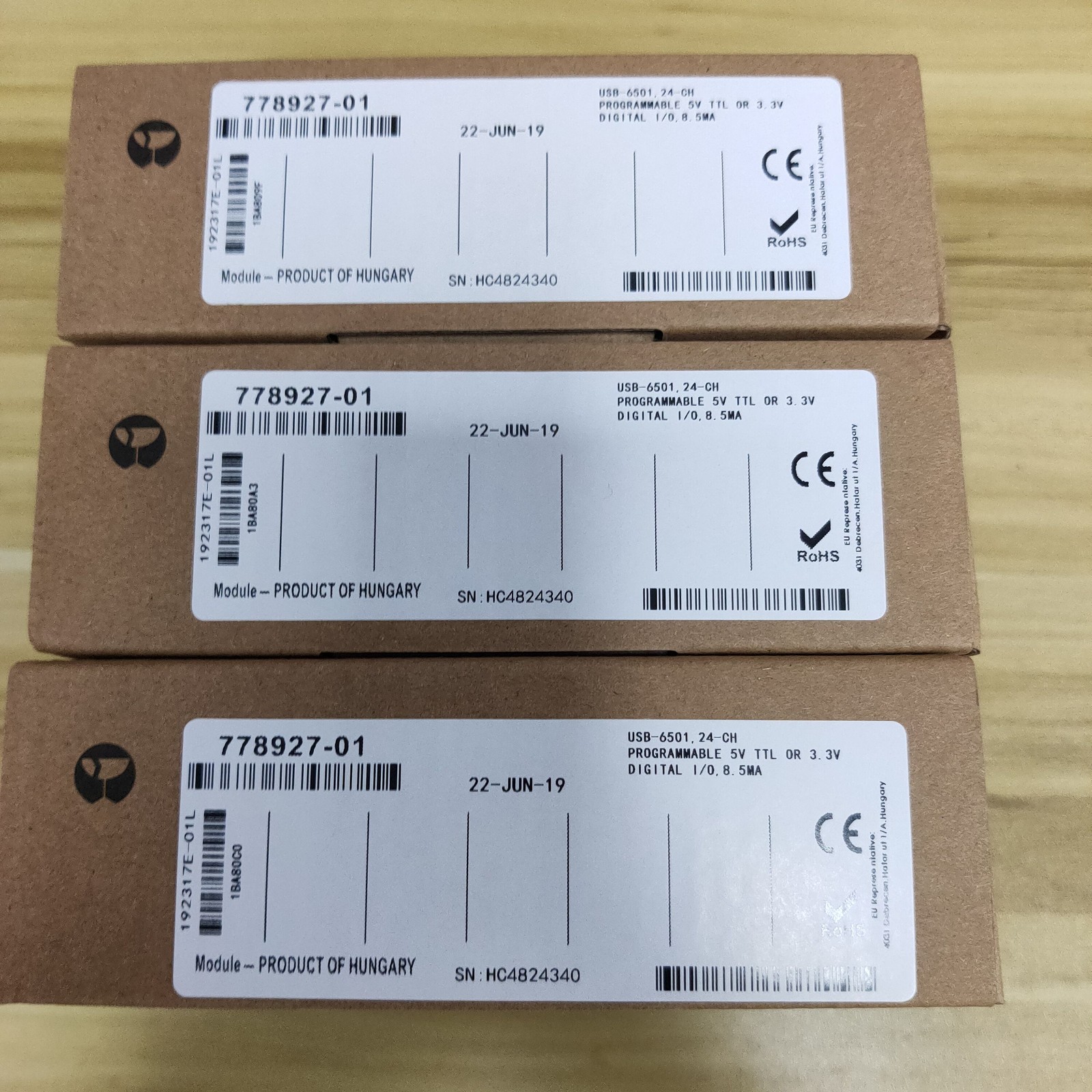 NI USB-6501 National Instruments Data Acquisition Card, NI DAQ DIO