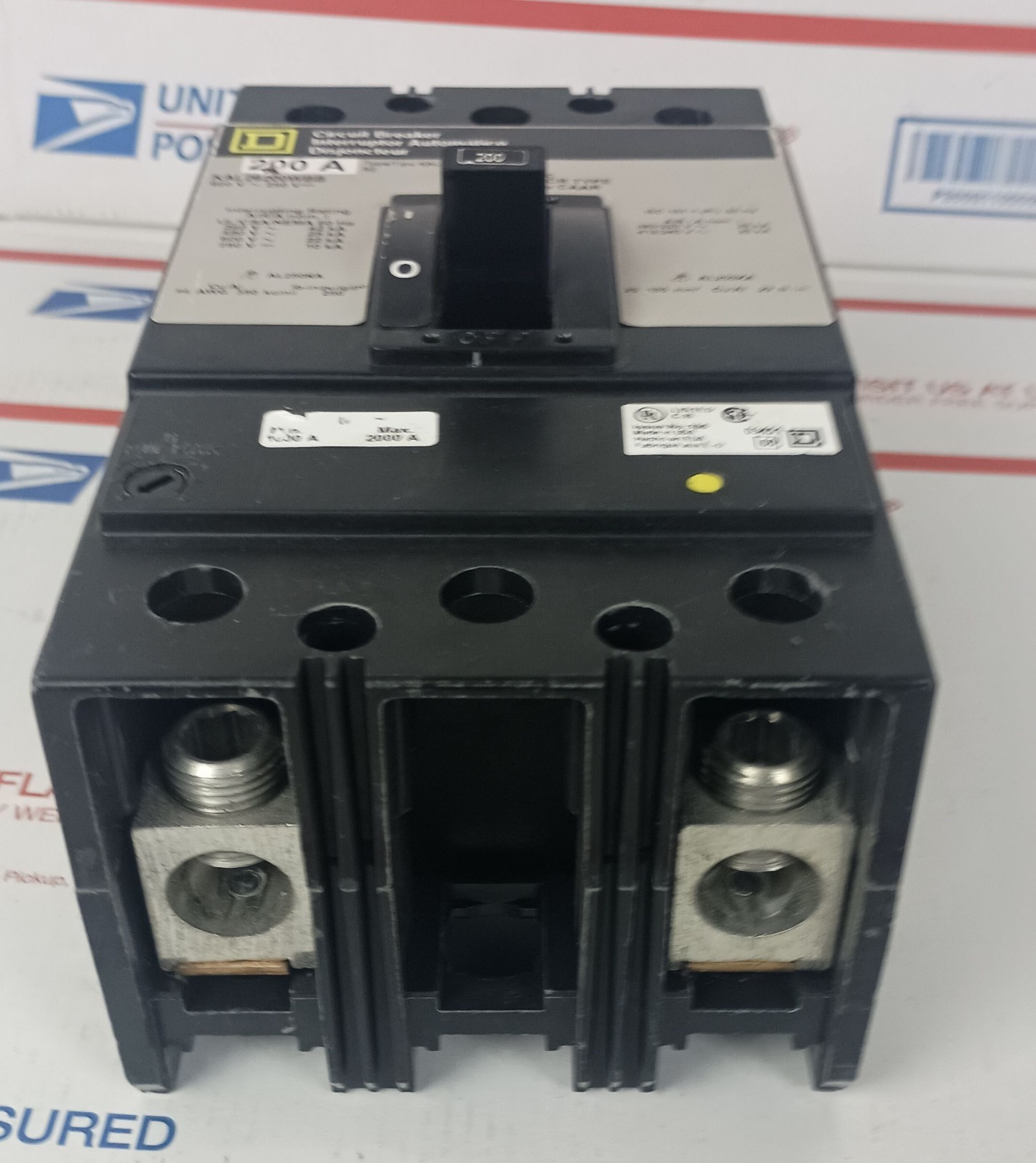 Square D KAL KAL26200 2 Pole 200 Amp 600v Gray Label I-Line Circuit Breaker «AK»