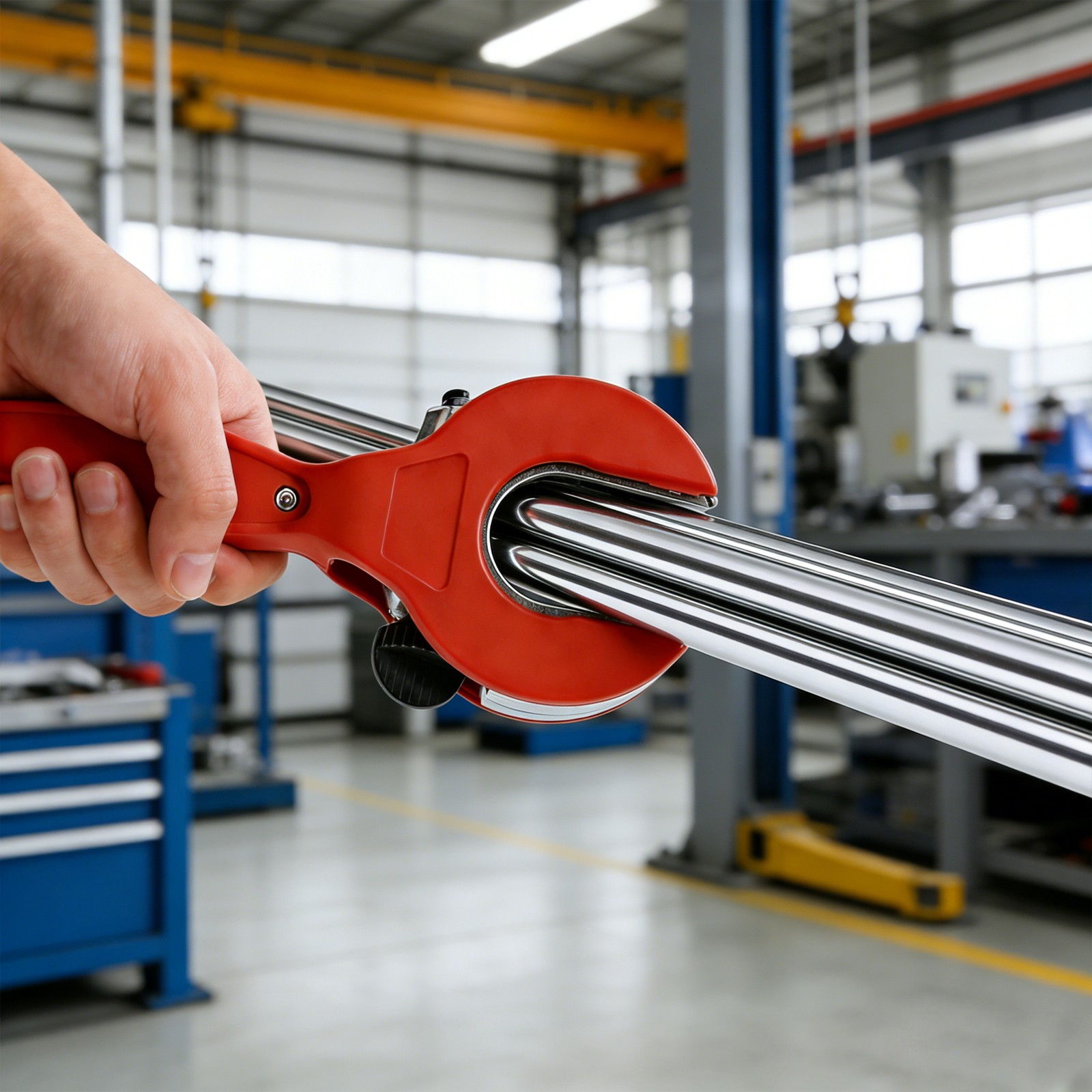 Ratchet Tubing Cutter, Tubing Cutter Tool, Portable Ratcheting Tubing Cutter