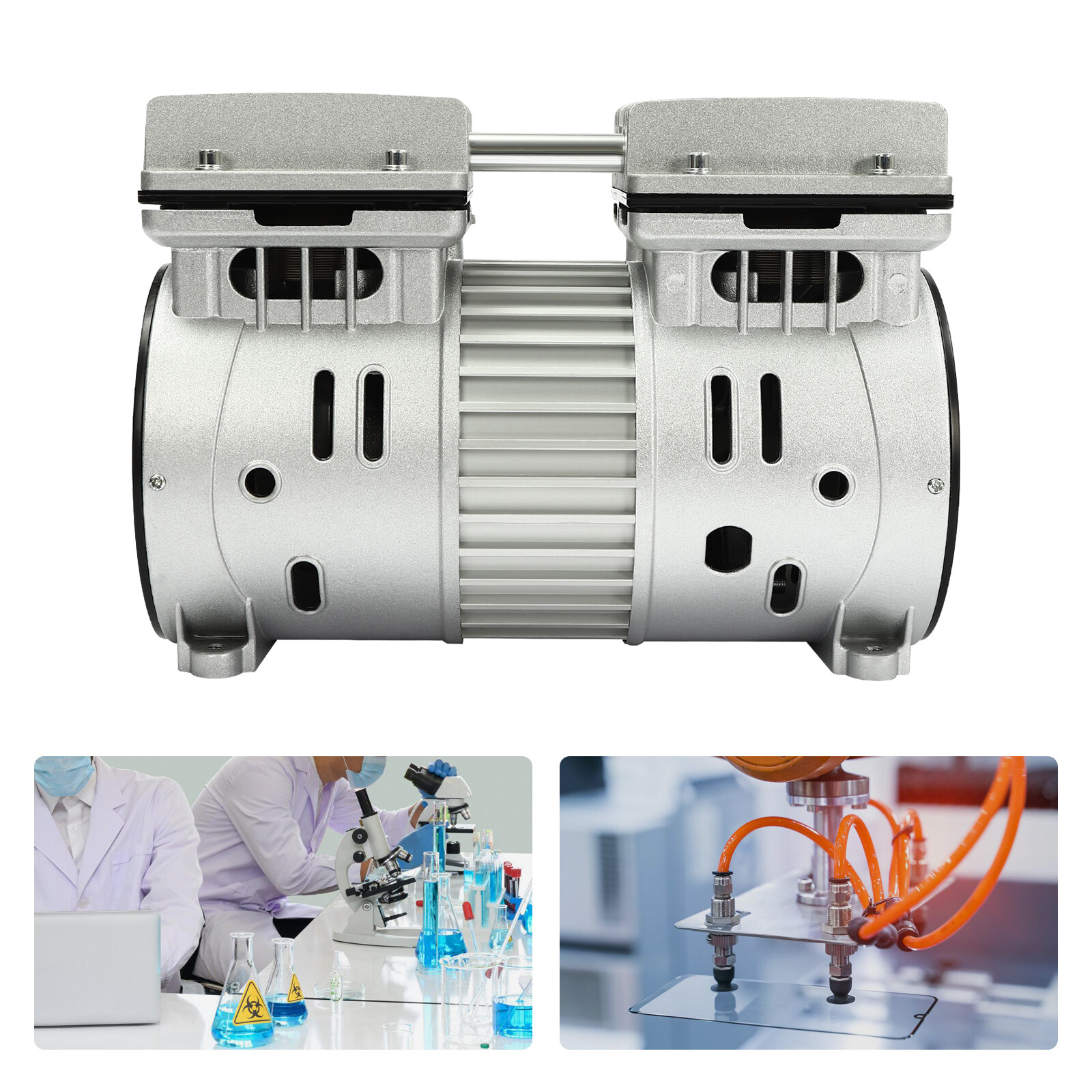 Air Compressor Head Oil-free Silent Air Pump Small Air Pump Head Motor 550W NEW