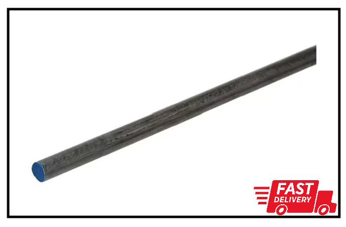 3/16 In. X 4 Ft. Plain Steel Solid round Rod