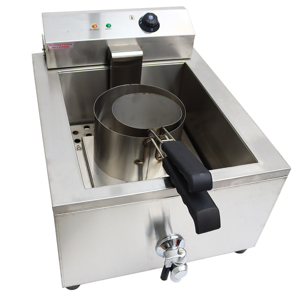 110V 60HZ 2KW Funnel Cake Fryer Machine Maker 2 Ring Molds