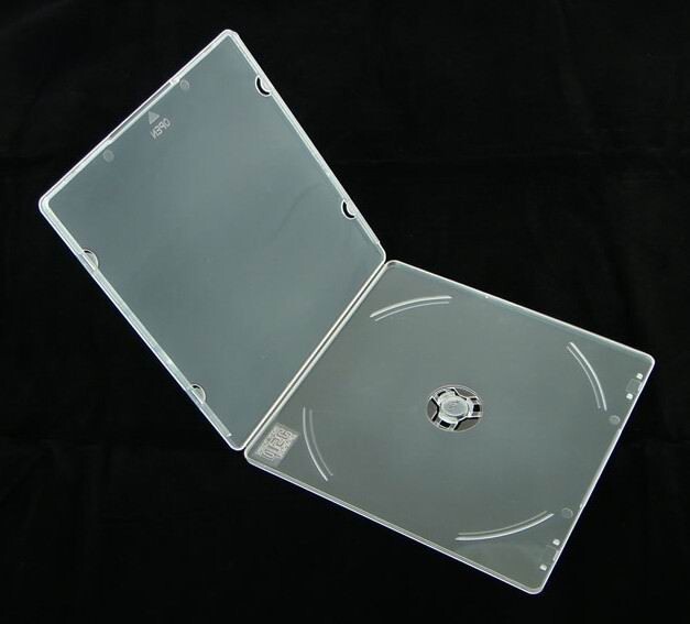 100 NEW 5.2MM SLIM POLY CASES W/ SLEEVE FOR ARTWORK, SUPER CLEAR ,HM5 FREE SHIP