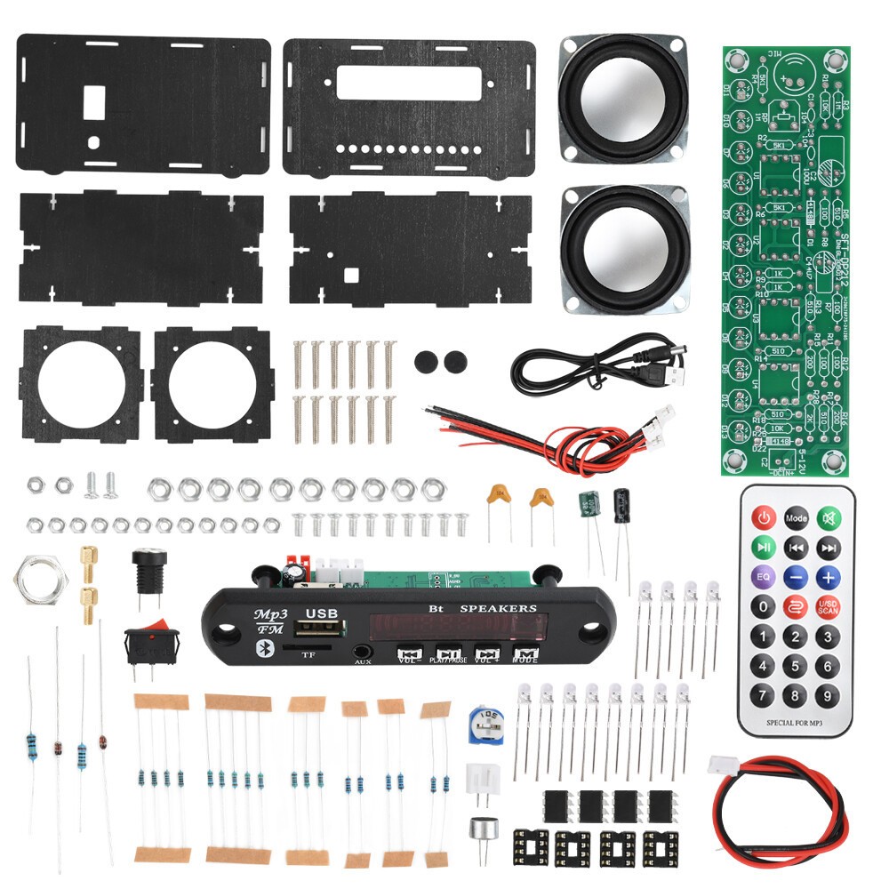 DIY Bluetooth Speaker Kit FM Radio DIY Electronic Kit Soldering Practice Project