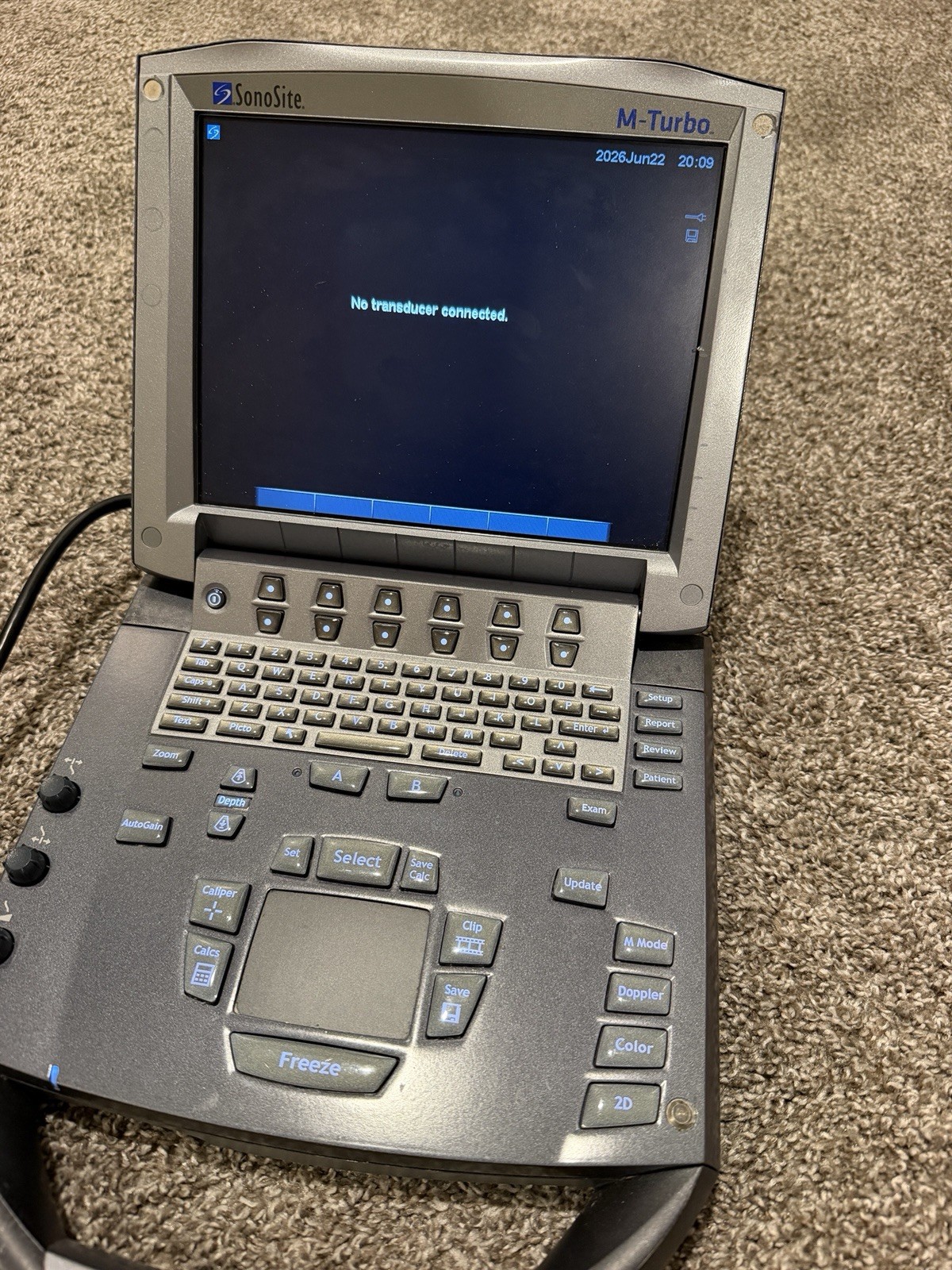 Sonosite M-Turbo Ultrasound System Only P08189-77 – Read