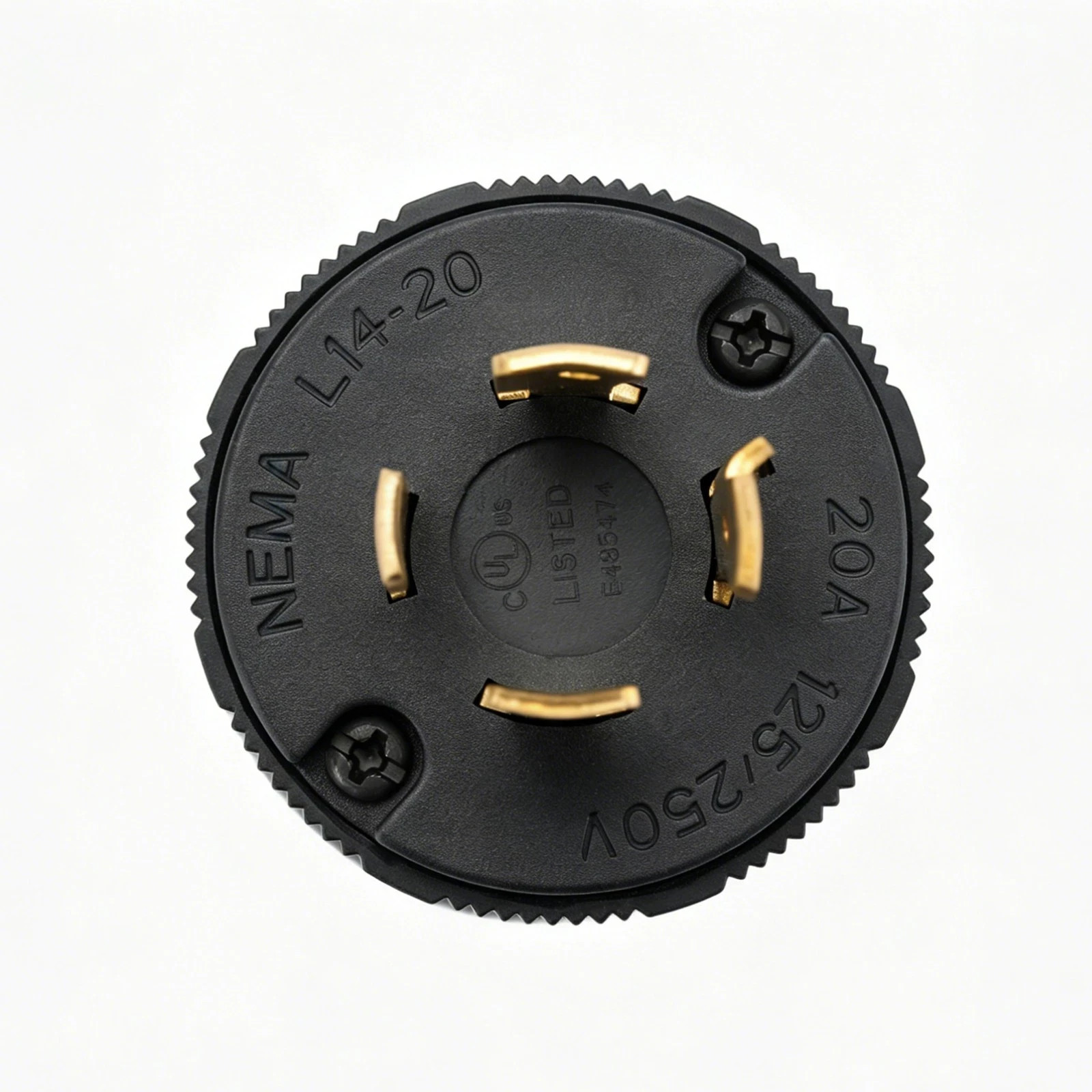 20A 125/250V L14-20P Generator Plug – Heavy Duty Twist Lock NEMA Connector