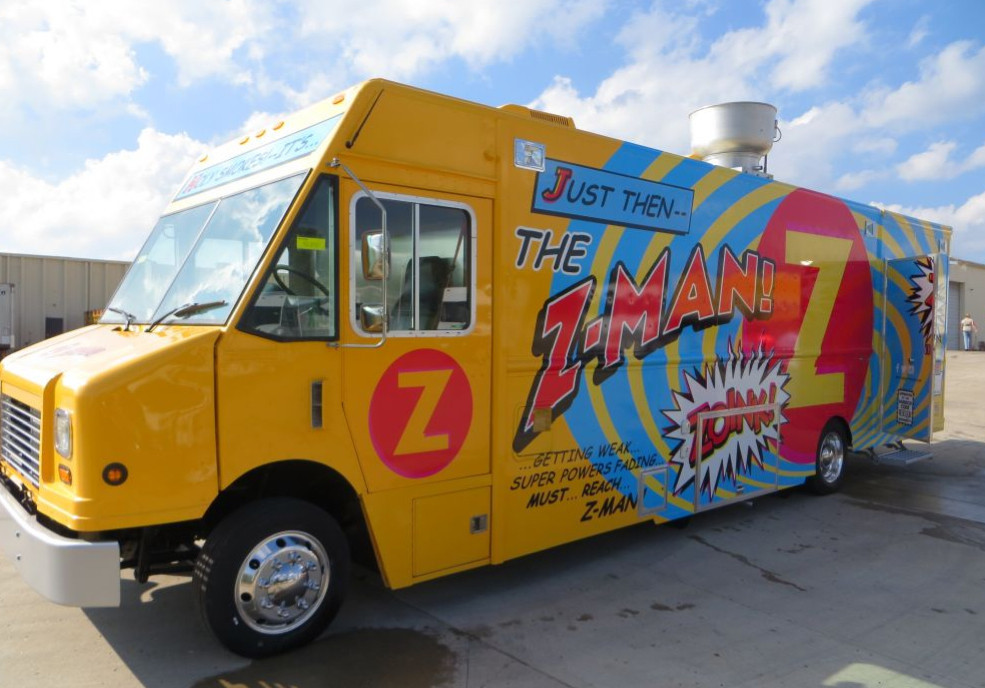 6′ Mobile Concession Hood System with Exhaust Fan