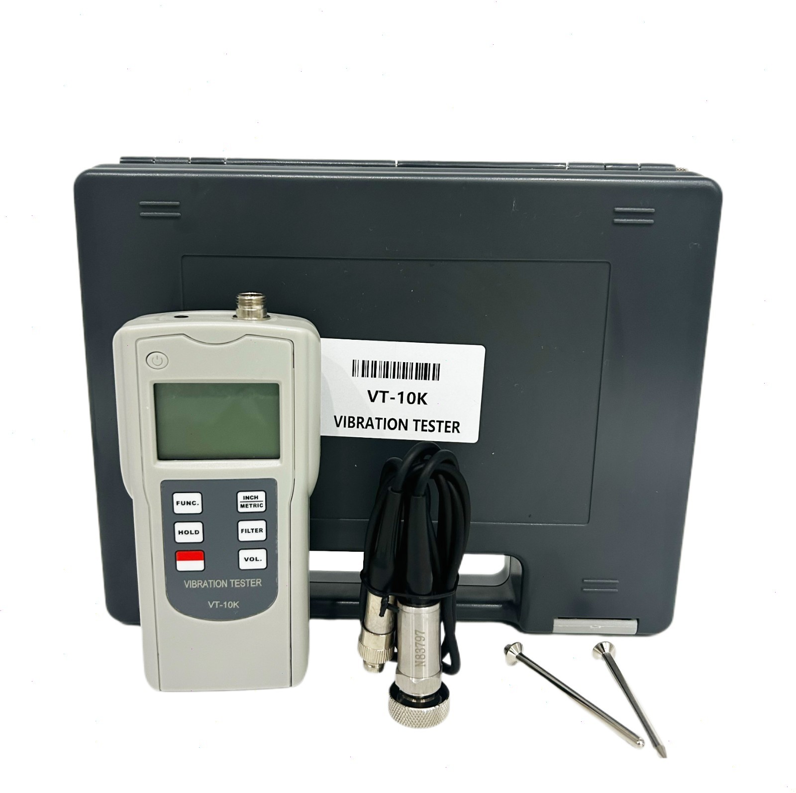 Digital Vibration Tester with Measurement Range Acceleration 0.1~400.0 m/s² Peak