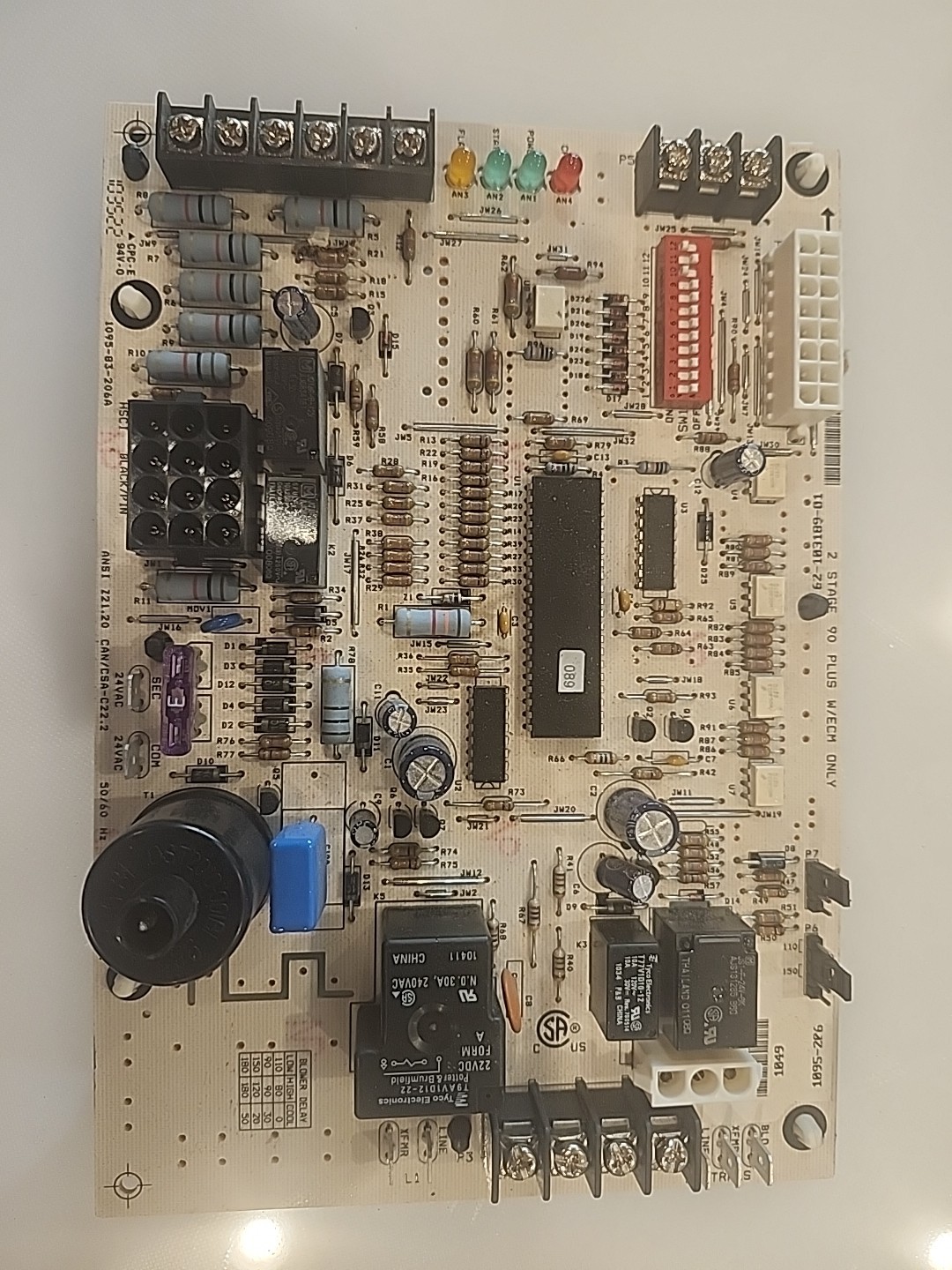 Rheem Ruud Weather King Furnace Control Board 62-103189-01