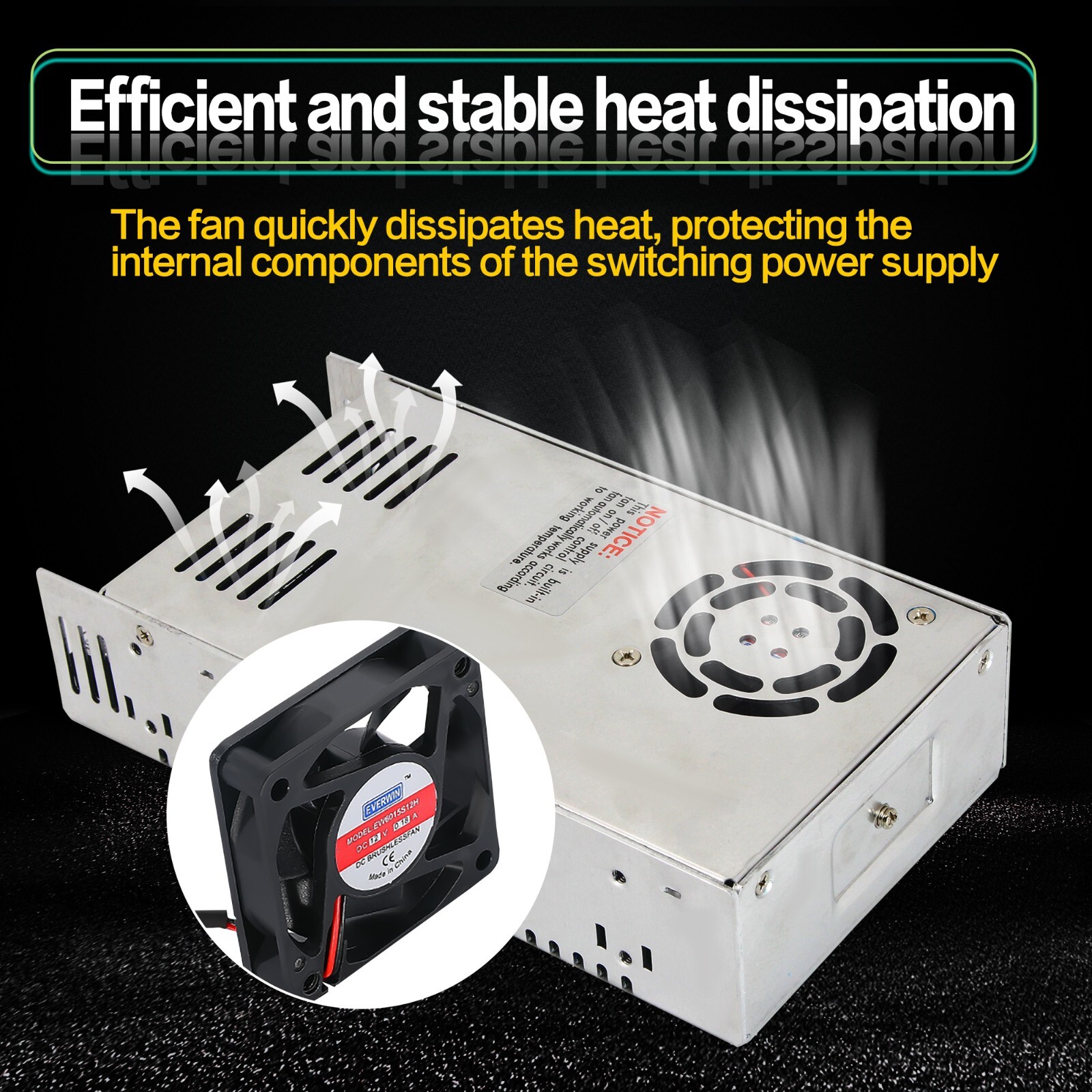 【in US】 600W 72V DC Switching Power Supply PSU Adapter AC to DC Transformer 8.3A