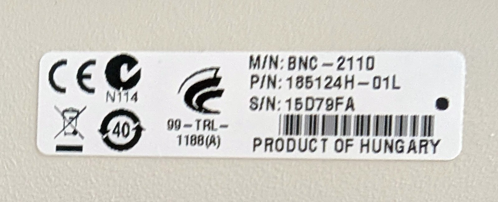 NI National Instruments BNC-2110 Terminal Block