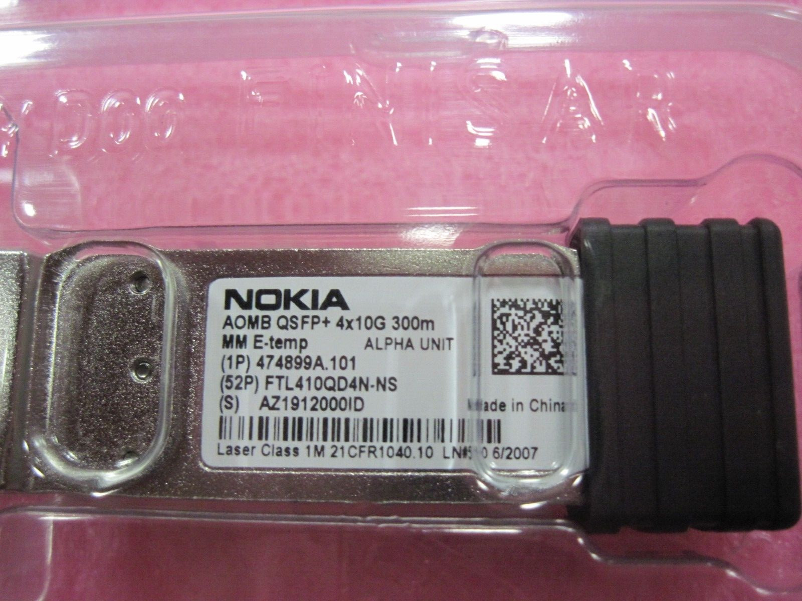 NOKIA AOMB QSFP+ 4X10G 300M