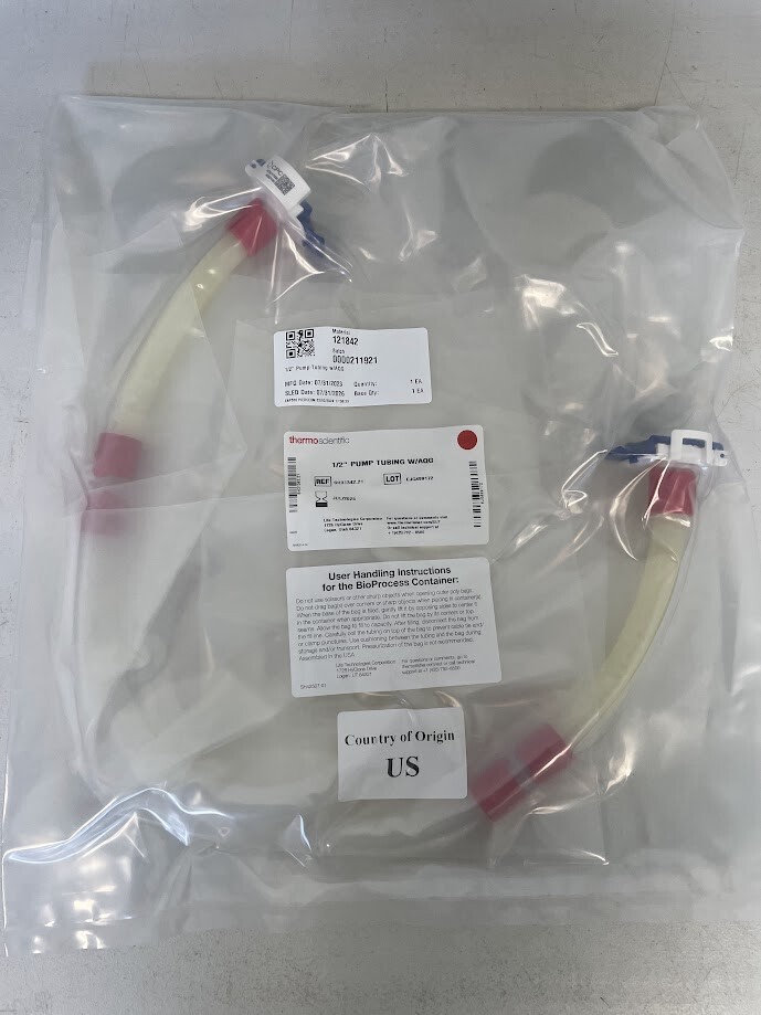 New Transfer Assembly Pump Tubing 1/2 in ID TPE and Pumpsil SH31342.21