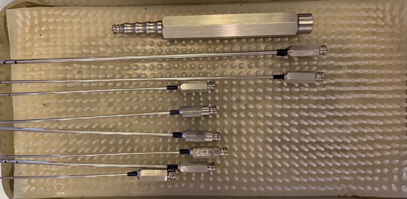 Liposuction Cannulas Aspiration Set – 8 Pcs kit