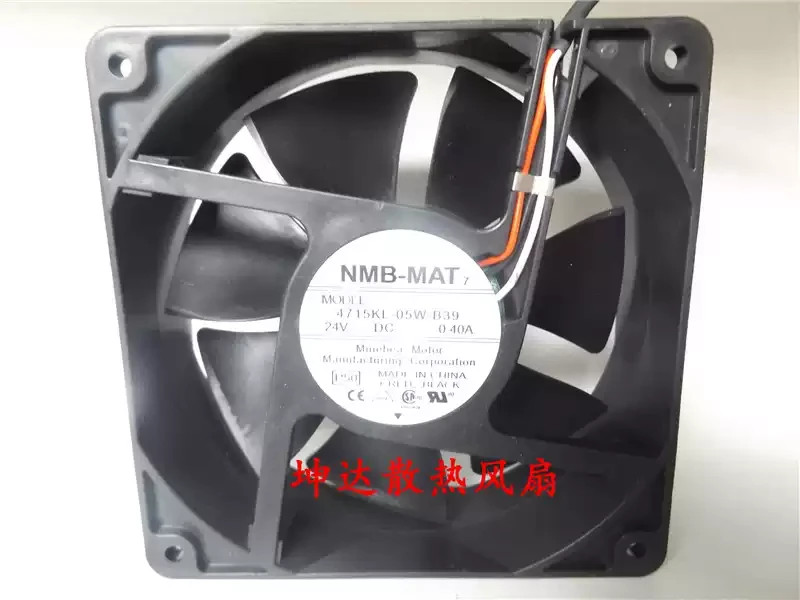 1PCS NMB 4715KL-05W-B39 24VDC 0.4 A 3-wire inverter cooling fan