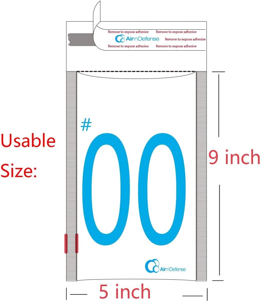 500 #00 5×10 Poly Bubble Padded Envelopes Mailers Shipping Bags AirnDefense