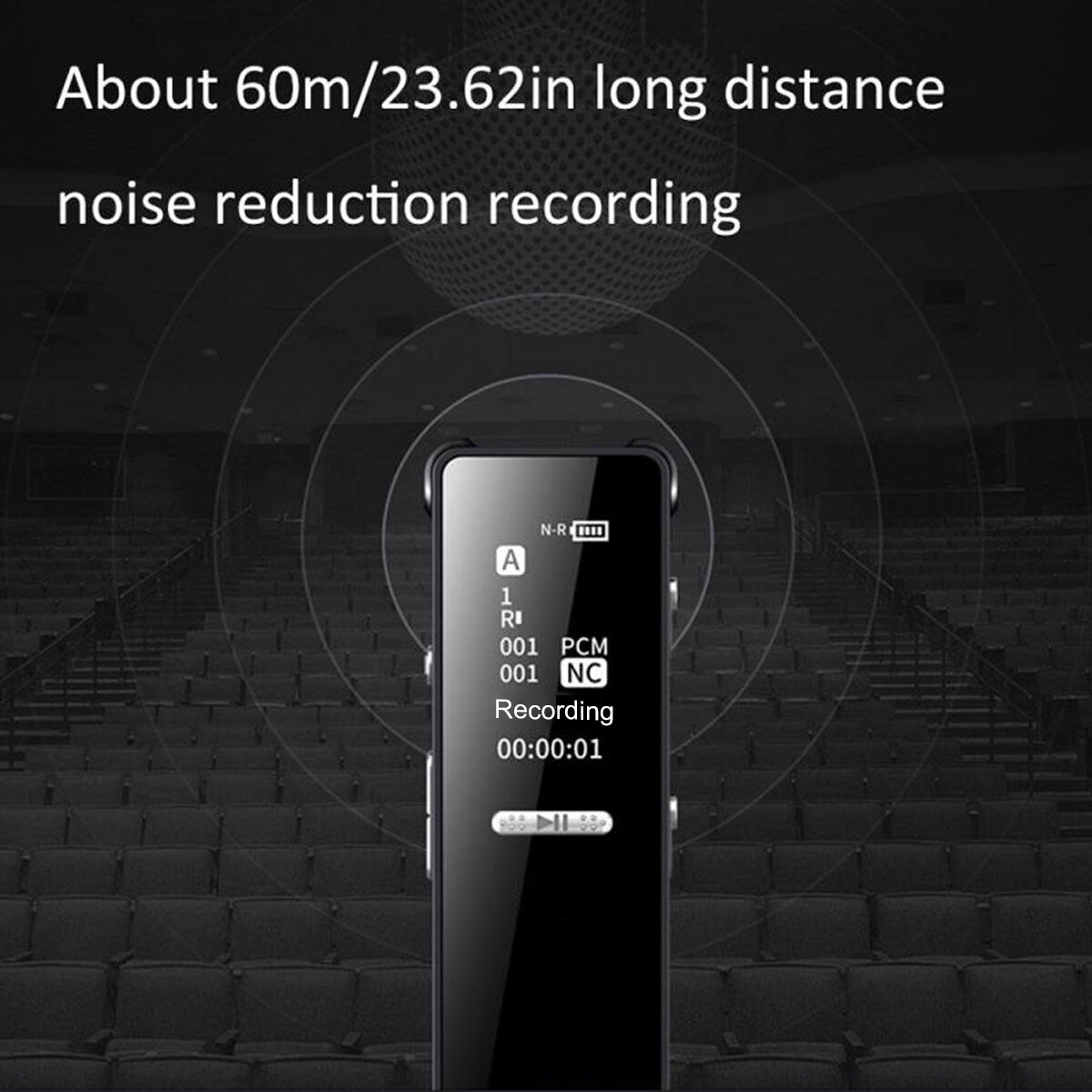 Mini Hidden Spy Digital Audio Voice Activated Recorder MP3 Playback Small Smart。