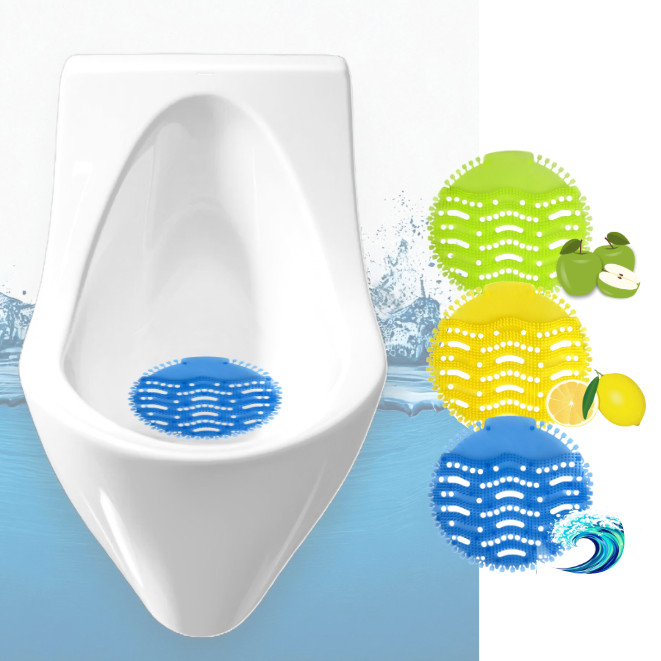 24-Pack Urinal Screen Deodorizer Anti-Splash Mat Variety Pack