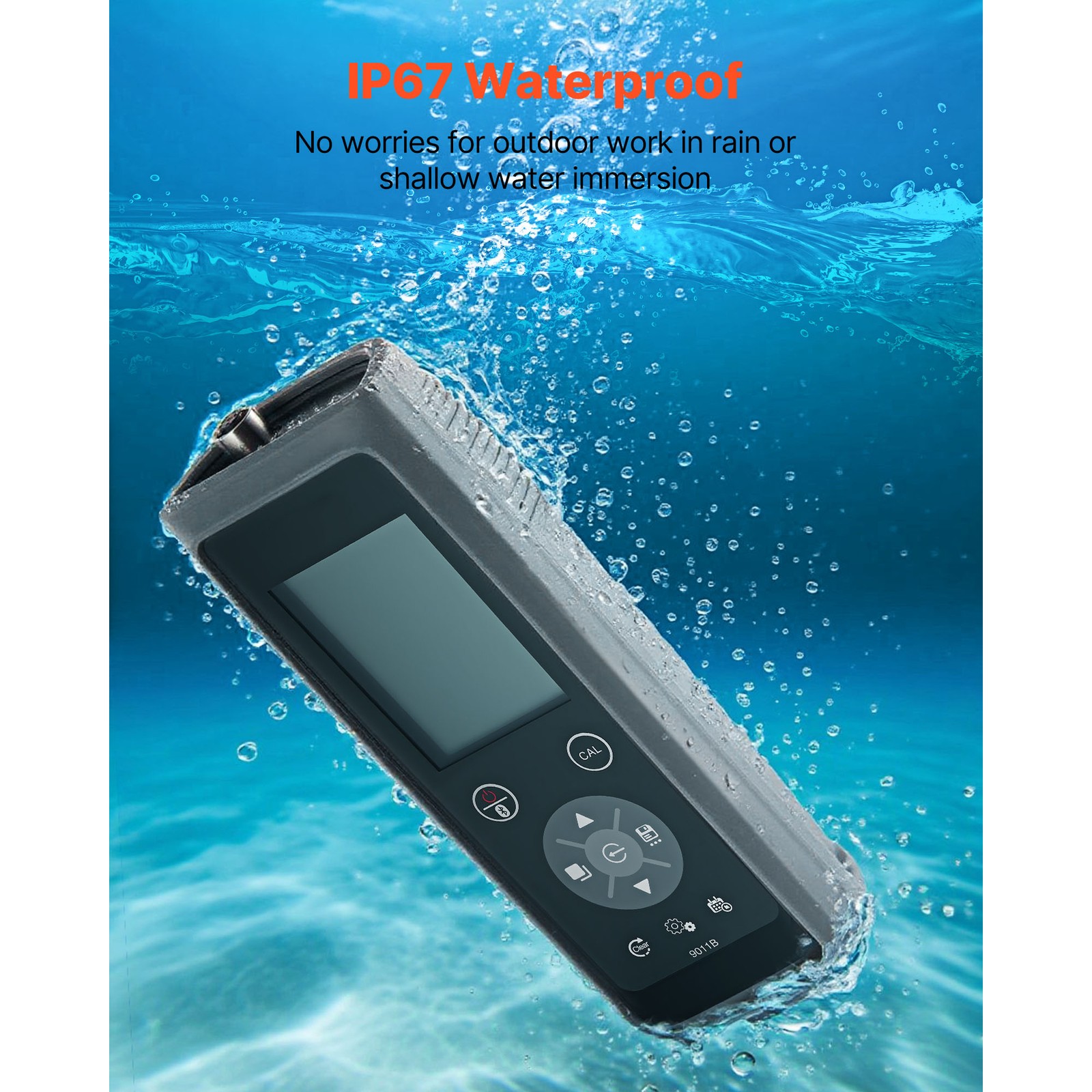 Uimoso Portable Dissolved Oxygen Meter Kit, Range 0.0-50.0 mg/L