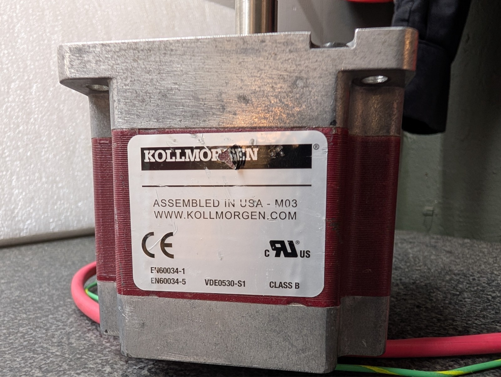 Kollmorgen powerpac 1.8X step motor K31HRLG-LNK-NS-00