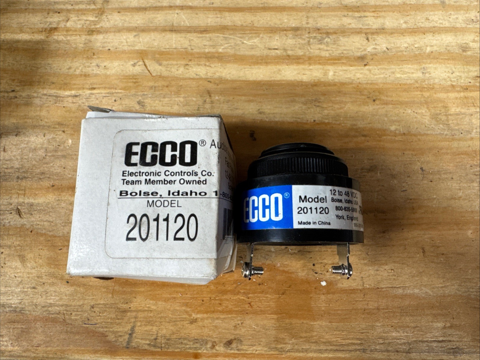 ECCO – 201120 – Audible Signal Device: Backup Beeper 80dB 12-48VDC – (Pack of 1)