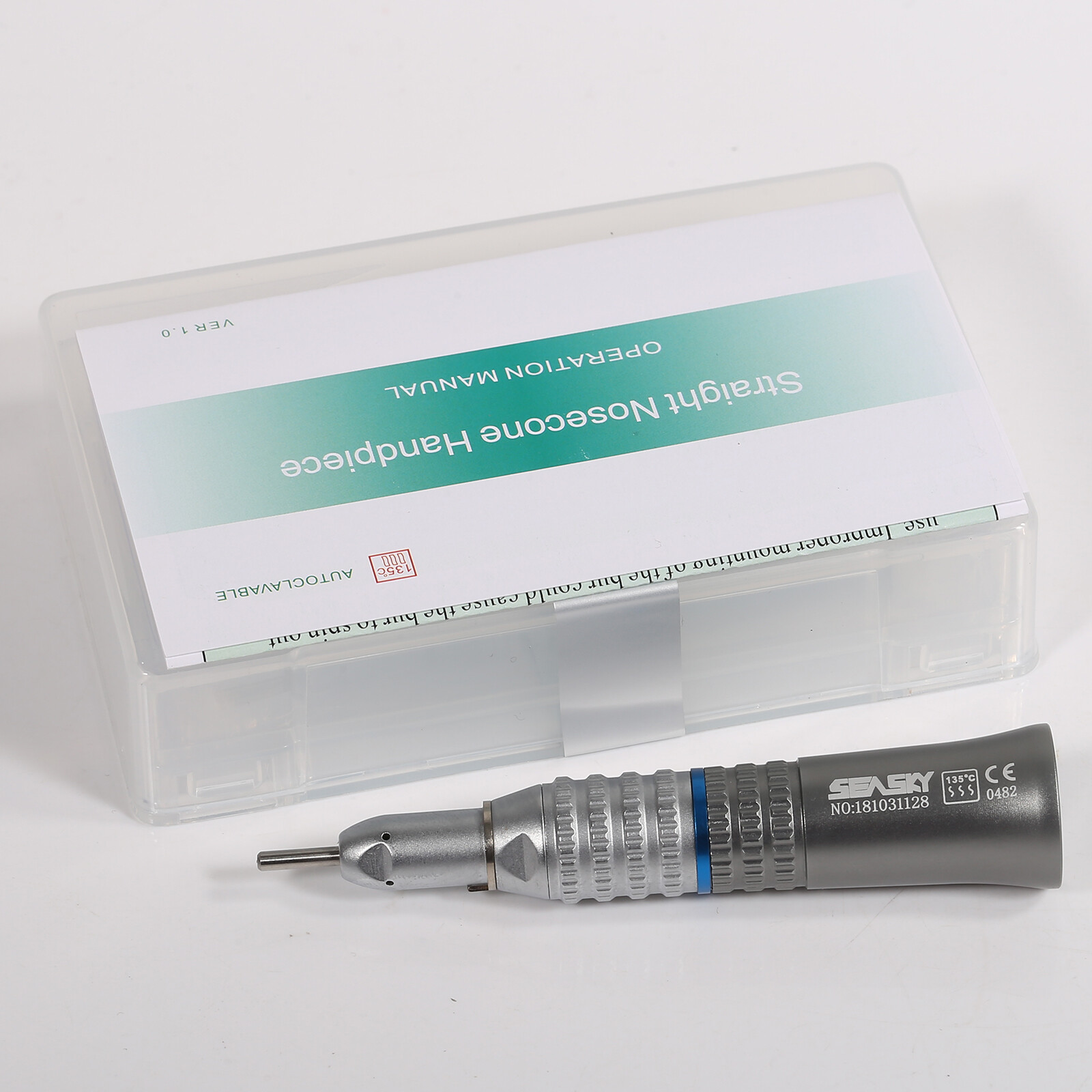 NSK Style E-type Dental Straight Handpiece Slow Low Speed Nosecone Attach