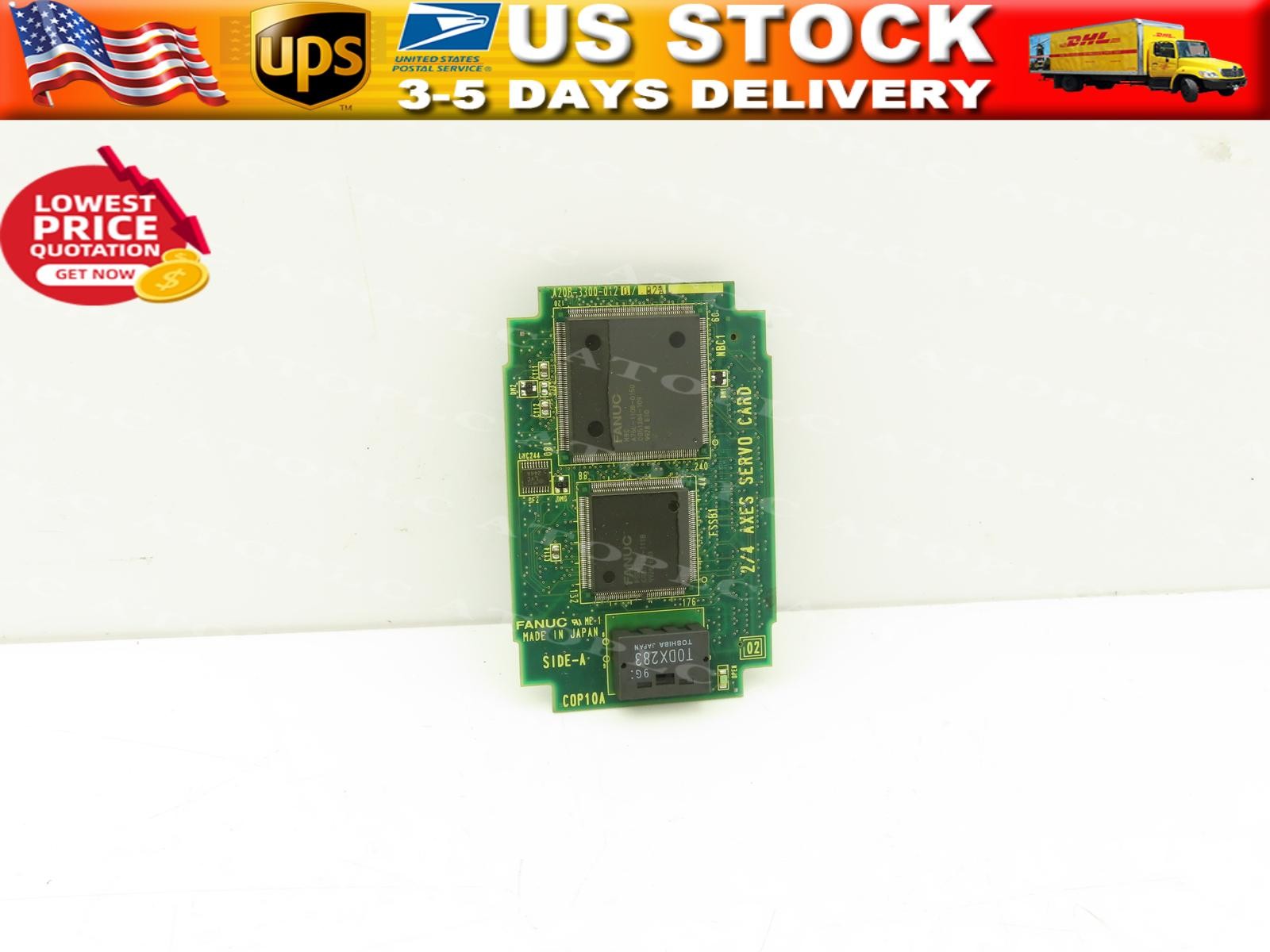 Fanuc A20B-3300-0120 2/4 Axes Servo Card Control Module
