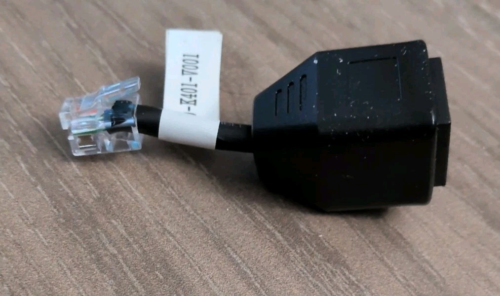 NCR 1639-K401 497-0514371 Serial Printer RJ45F RJ12M Adapter Dongle Fits Aloha