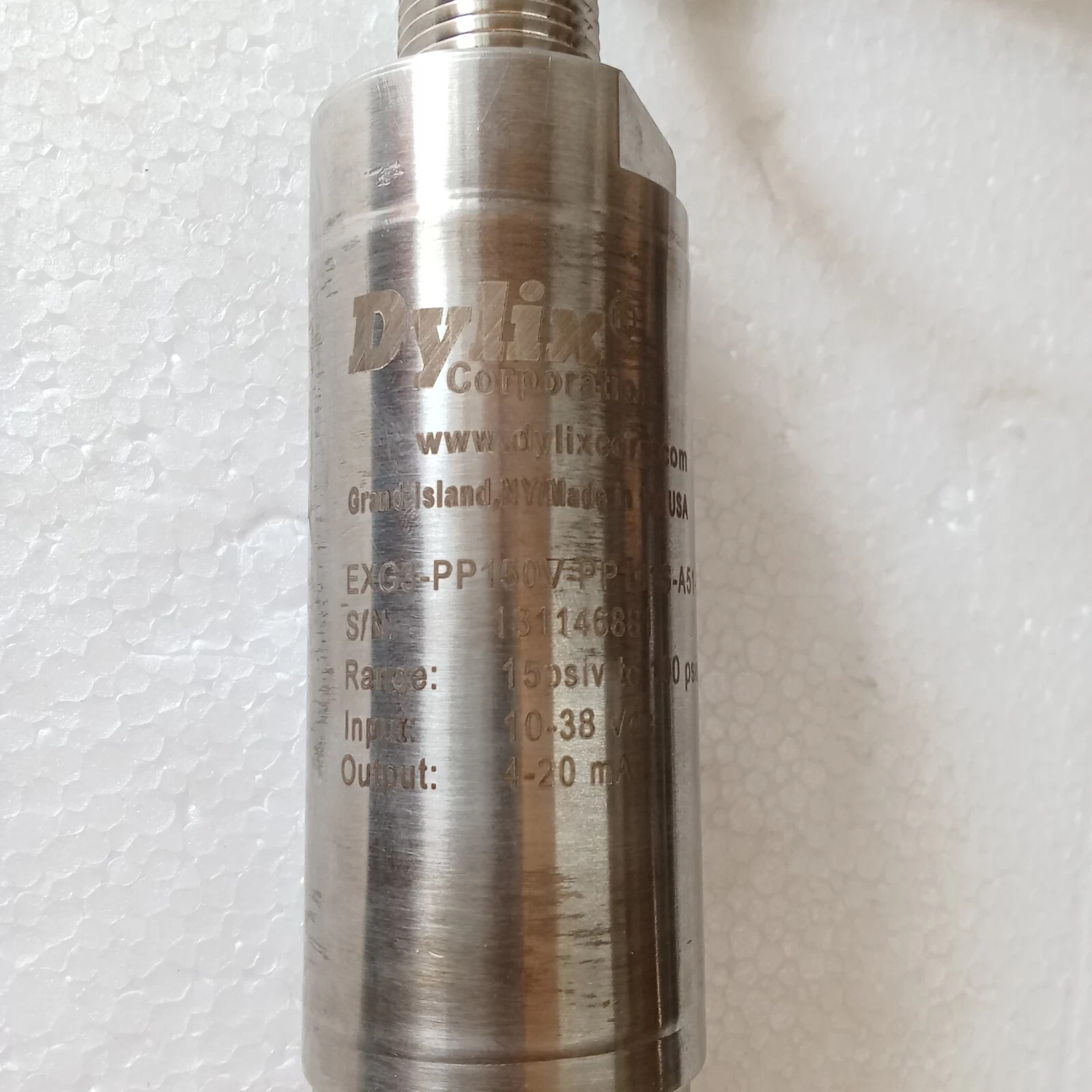 Dylix EXG3-PP150V-PP101S-A51-B67-C04 Pressure Transmitter