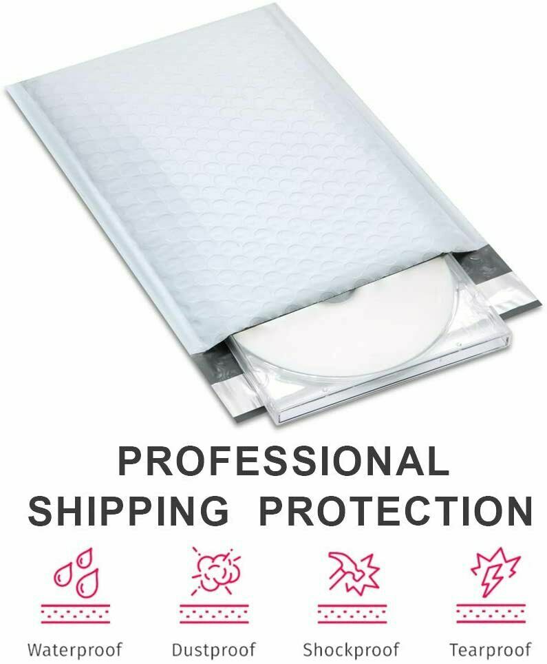 #0 6×10 (6×9) Poly Bubble Mailer Padded Envelope Shipping Bag 25,50,100,250 Pcs