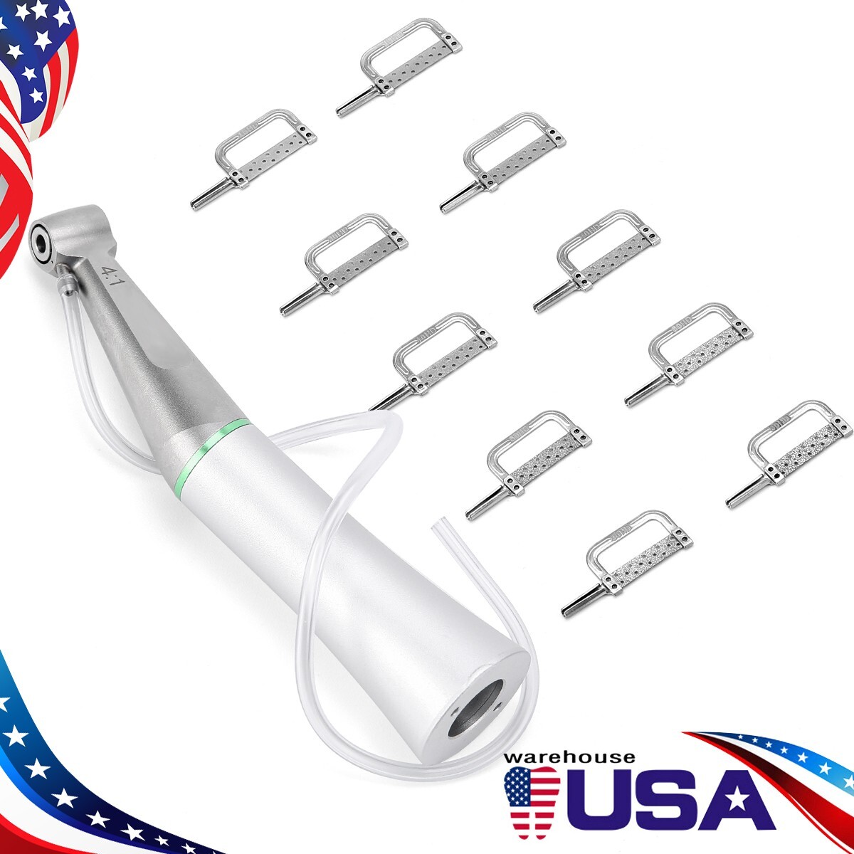 Dental 4:1 Reduction Contra Angle Handpiece IPR Interproximal Stripping Strips
