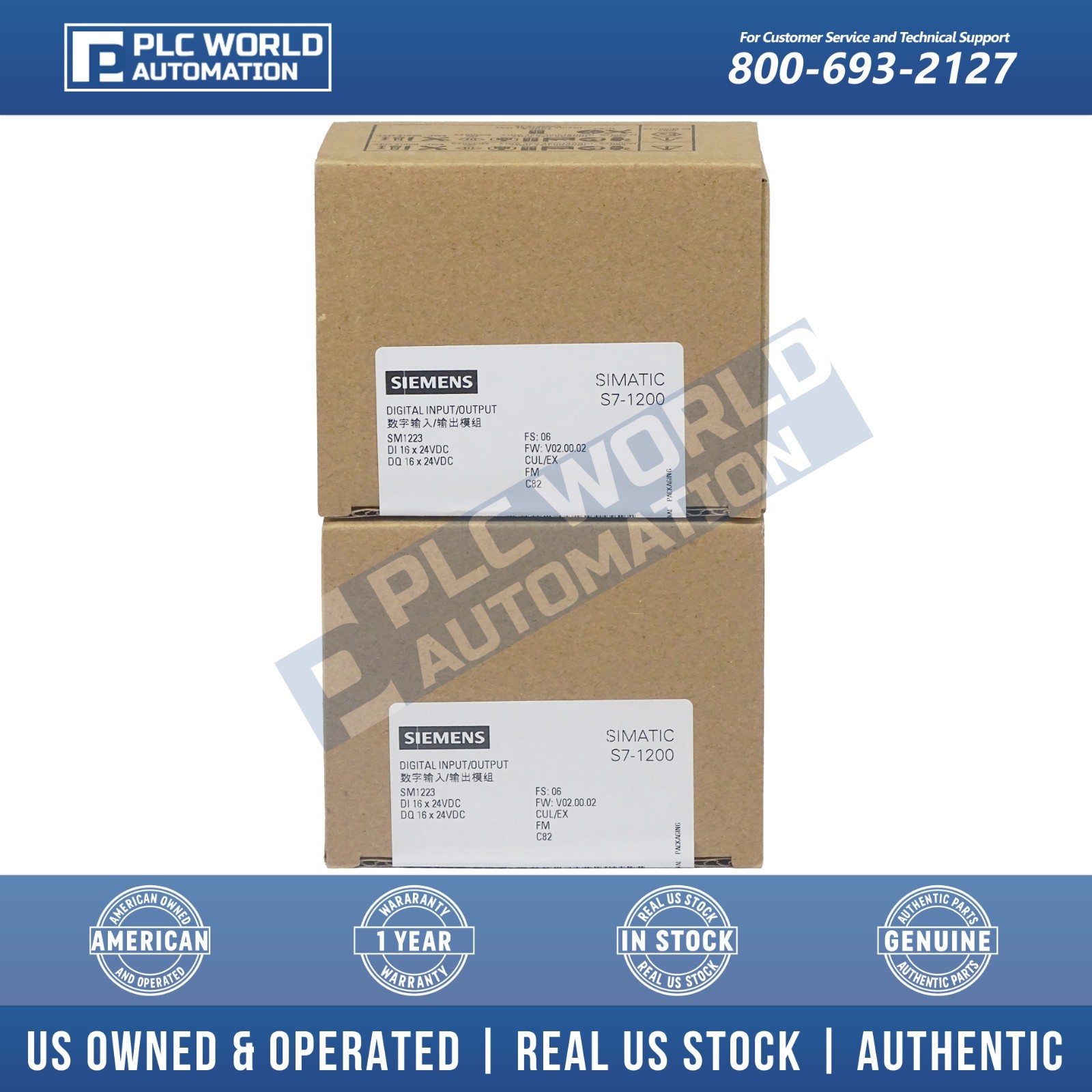 New Sealed Siemens 6ES7223-1BL32-0XB0 S7-1200 SM 1223 Late Mfg Date 2 Yr Wty