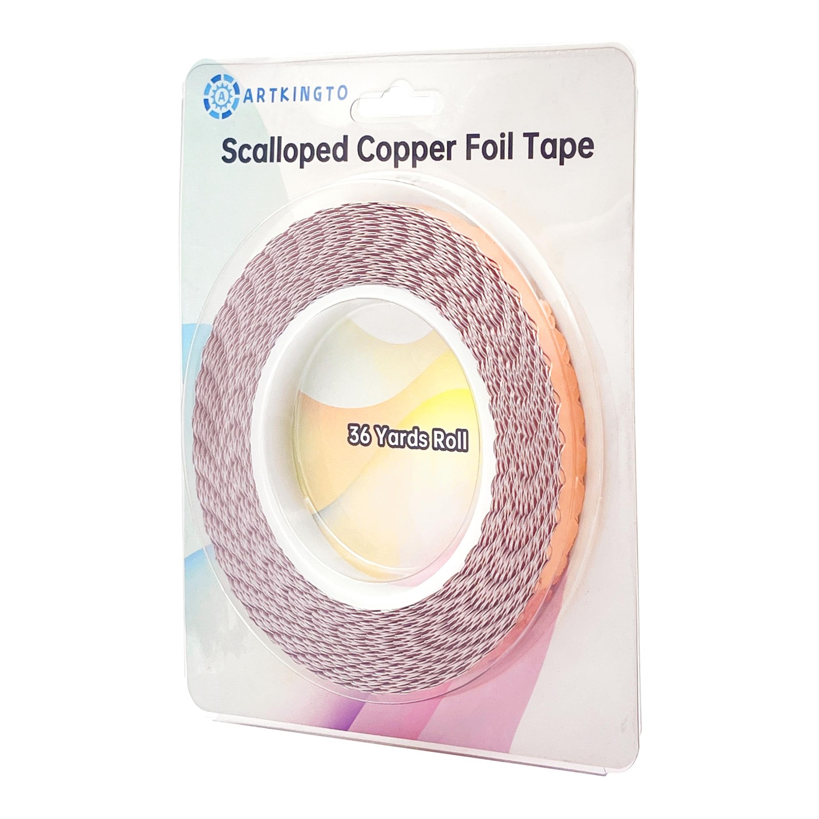 Black Backed Scalloped Copper Foil Tape, Double Edged Scalloped Copper Foil f…