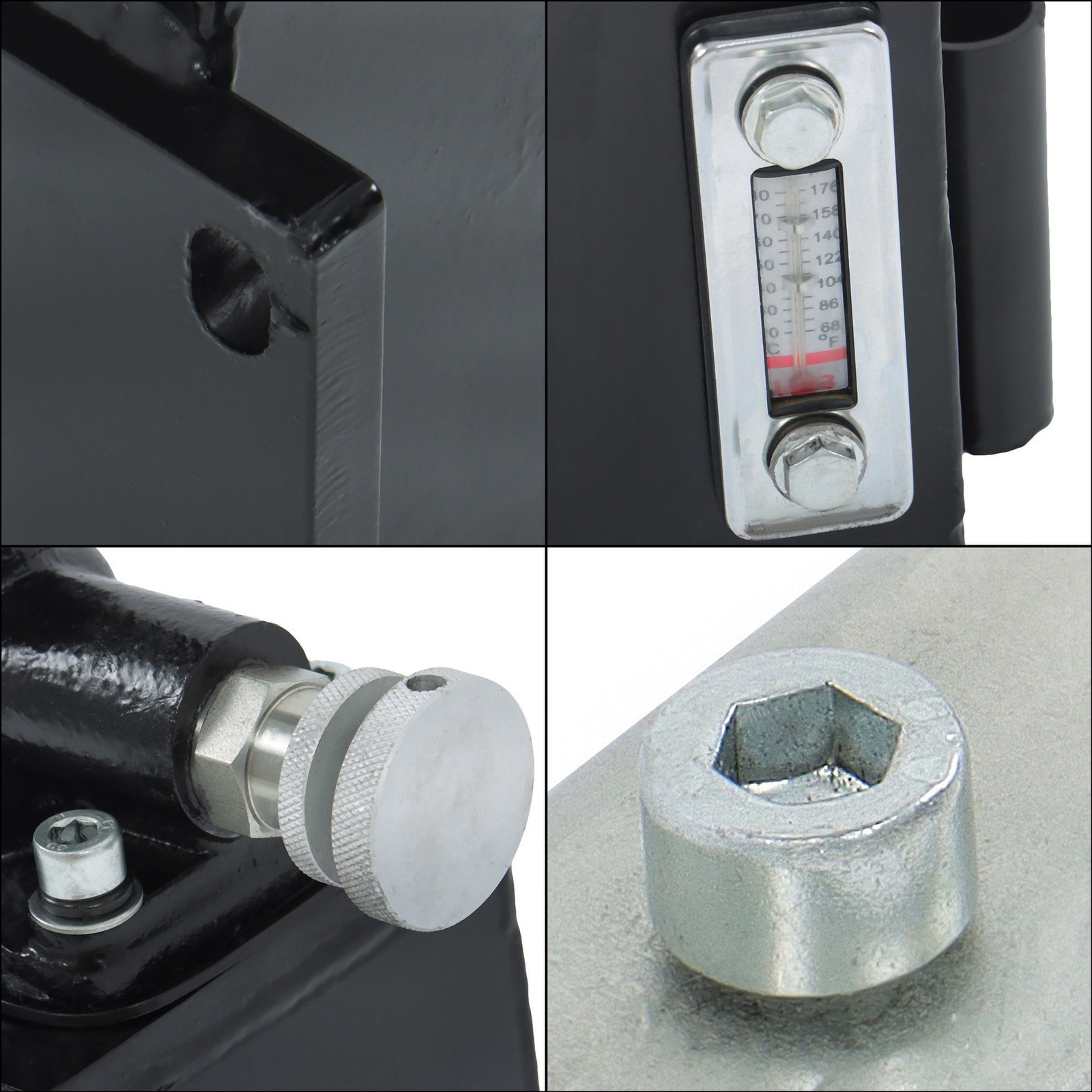 Single-Acting Hydraulic Pump 1.5CID Manual With Release Knob 3 Qts