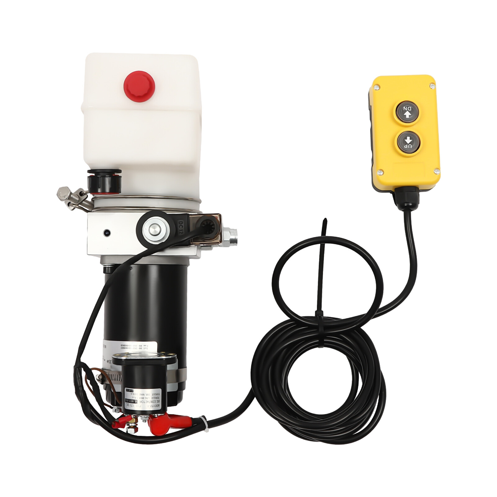 Electric Hydraulic Pump Hydraulic Power Unit Single Acting Oil Pump 12V 800w