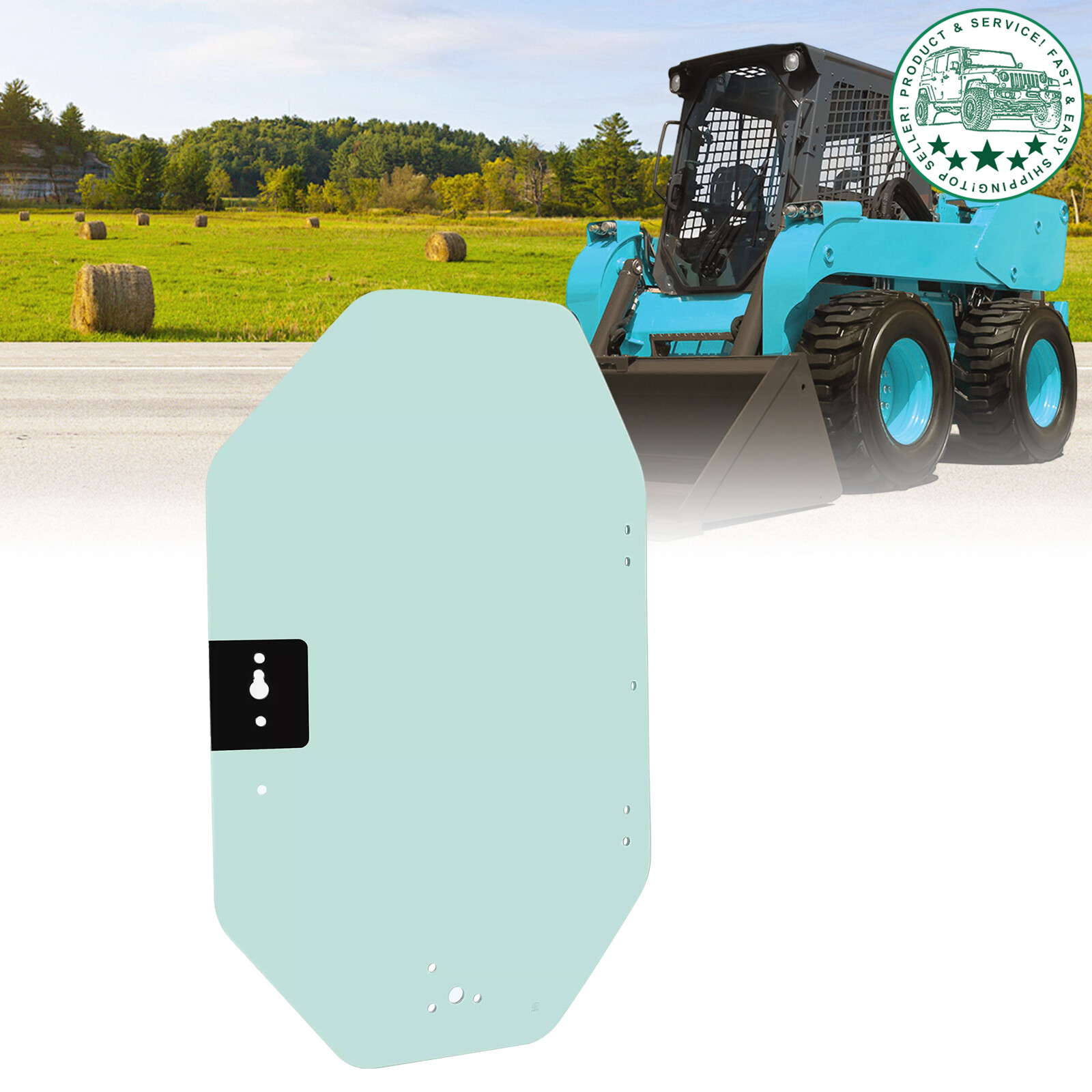 Door Glass fits Gehl Skidsteer Skid Loader R220 V400 R190 V270 GEN2 R260 #244242
