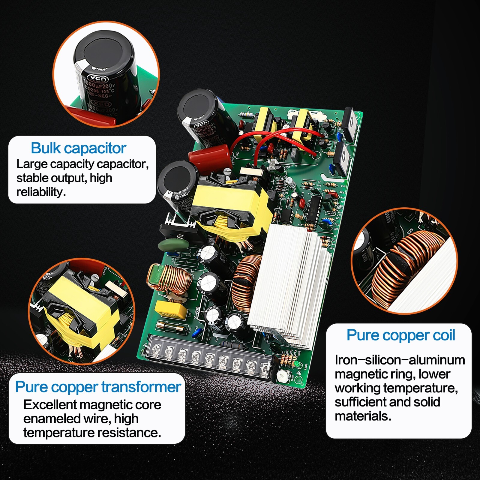 【in US】 600W 72V DC Switching Power Supply PSU Adapter AC to DC Transformer 8.3A
