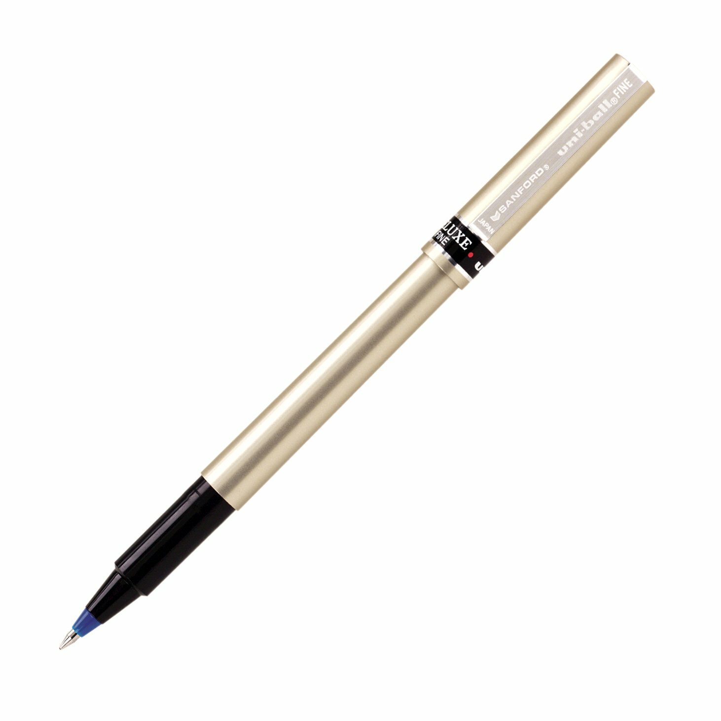 60053 uni-ball Deluxe Roller Ball Pen, Fine Point, Blue Ink, Pack of 2