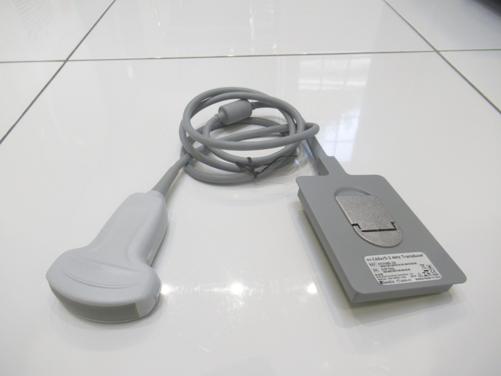 SONOSITE C60x/5-2 MHz ULTRASOUND M-TURBO S EDGE II CONVEX TRANSDUCER PROBE UK
