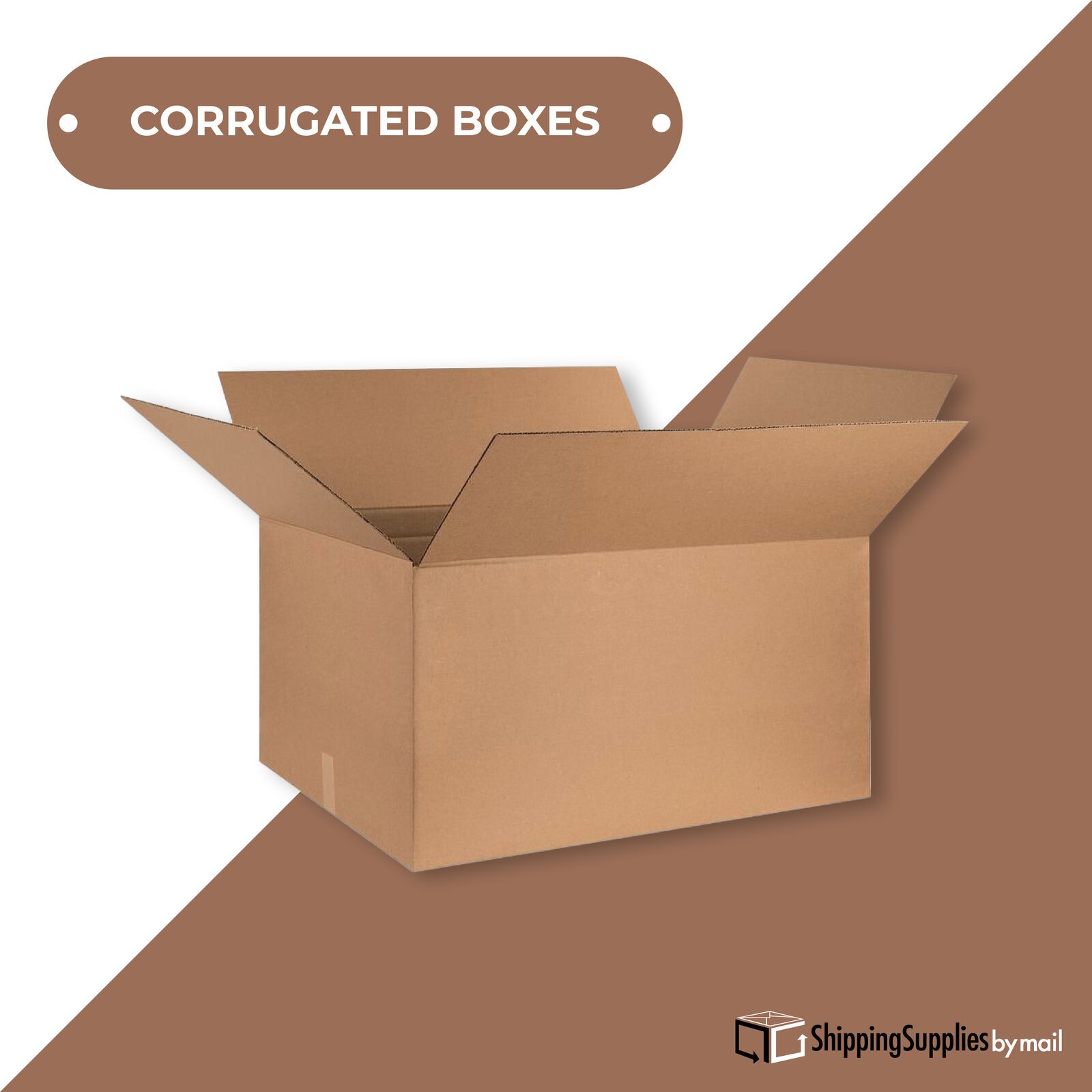 10 x 7 x 9″ Corrugated Boxes ECT-32 Brown Shipping/Moving/Packing Box 25/Bundle