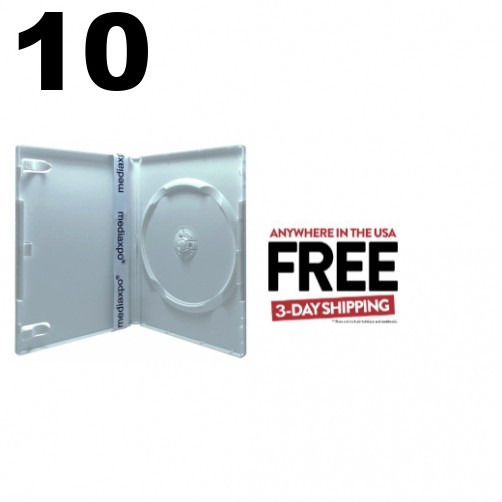 10 Replacement Cases compatible with White Nintendo Wii 14mm **1-3 DAYS