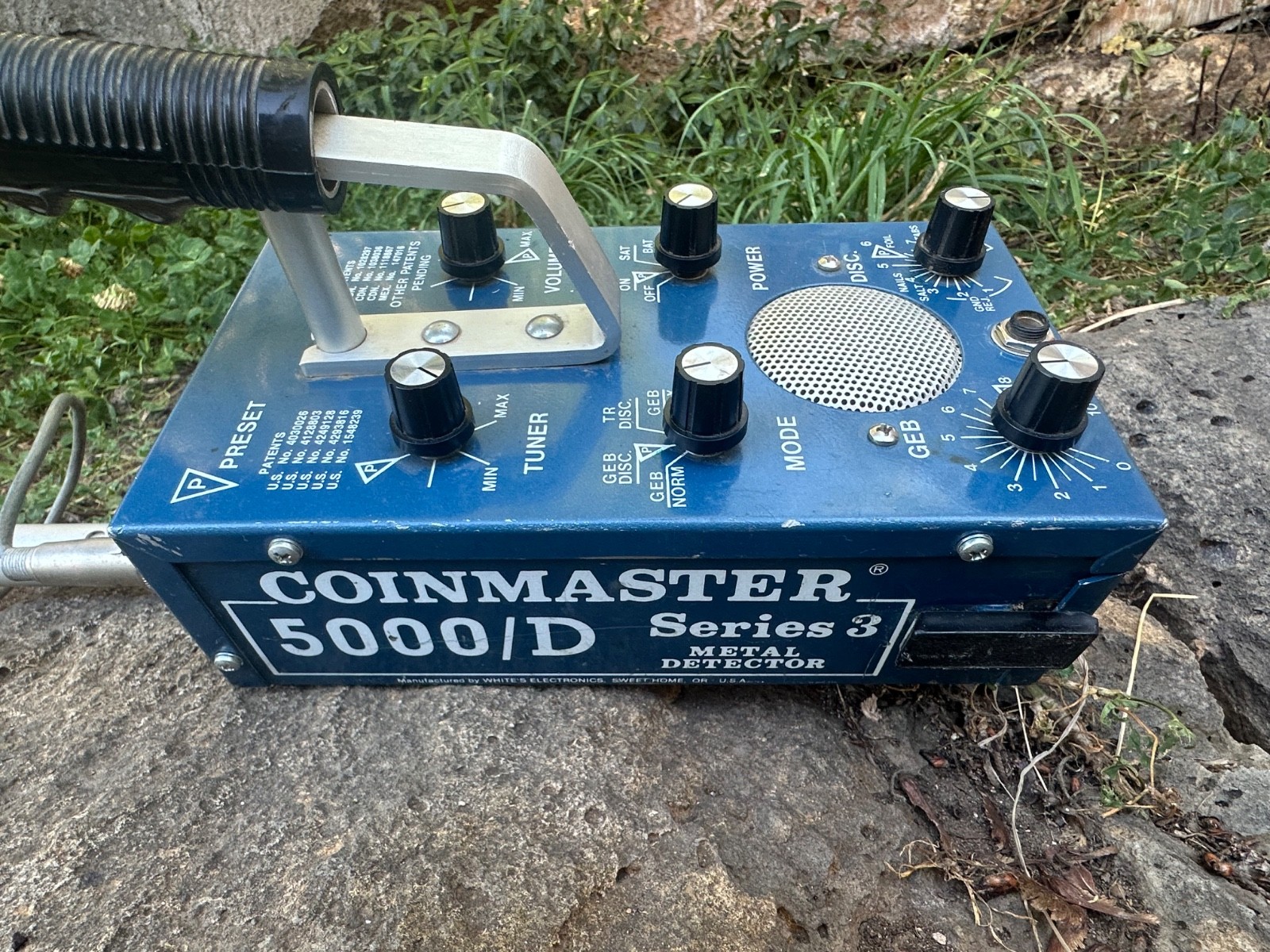 White’s Metal Detector Coinmaster 5000/D Series 3 With GEB