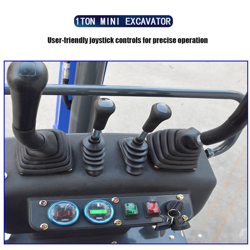 Free delivery unloading. 1-ton mini excavator, 13.5hp EPA engine, 3 accessories
