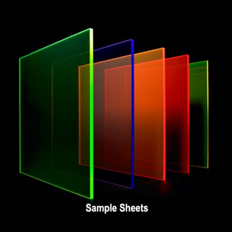THIN 12″ x 12″ x 1/16″ NEON COLOR Acrylic Sheet Guard Plastic Plexiglas – PICK 1