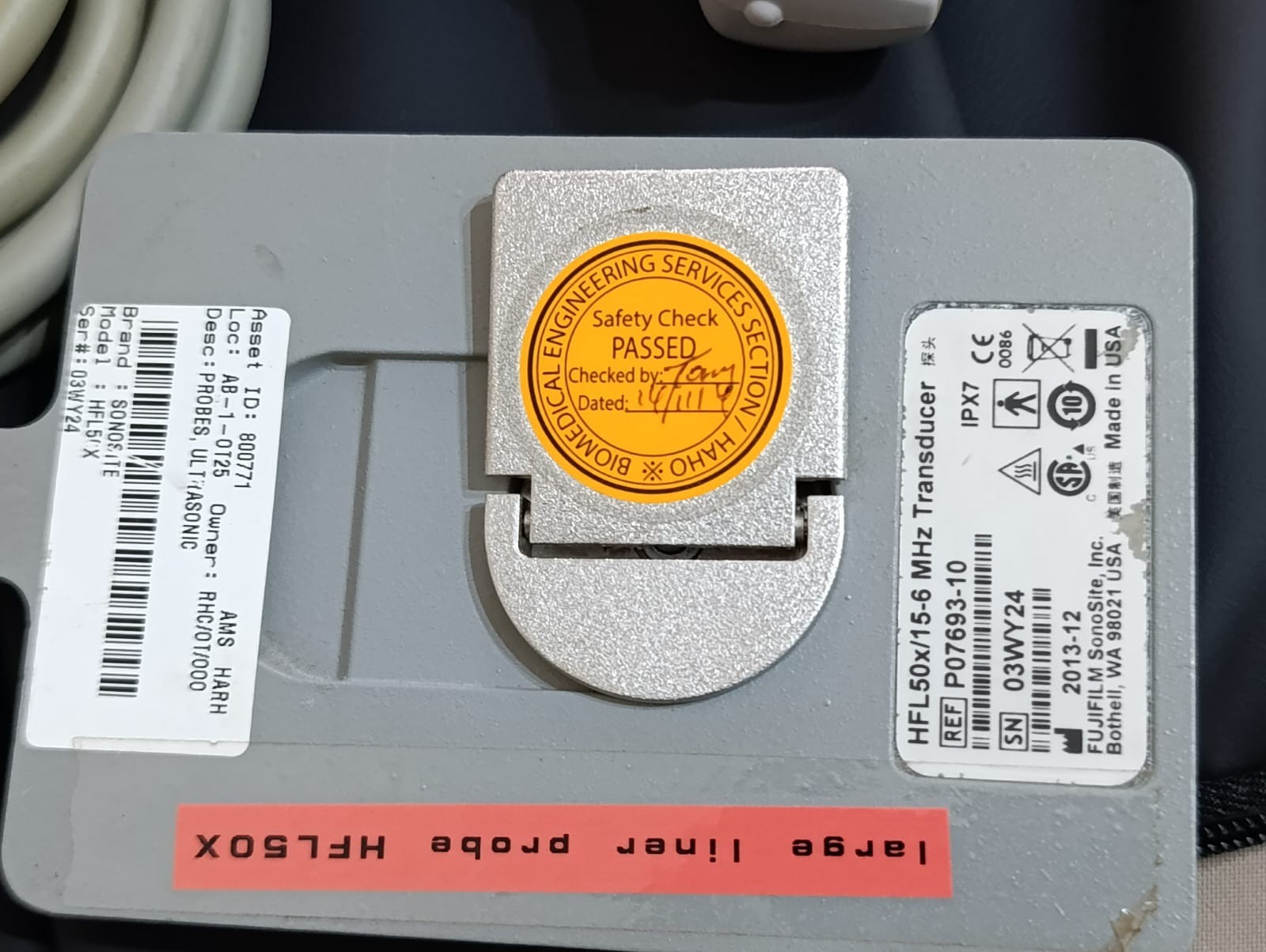 SONOSITE HFL50X LINEAR PROBESonosite M-Turbo, Edge, Edge II, and SII